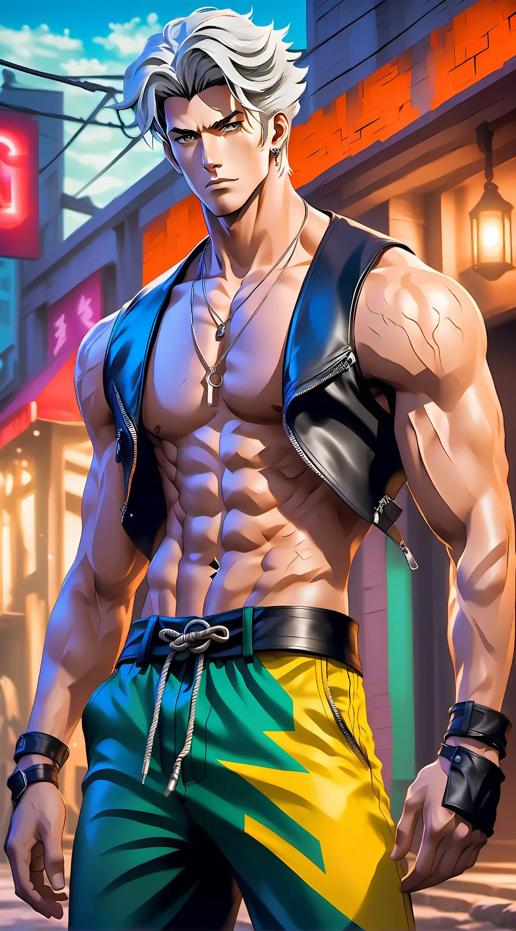 ai character: Damian Santoro background