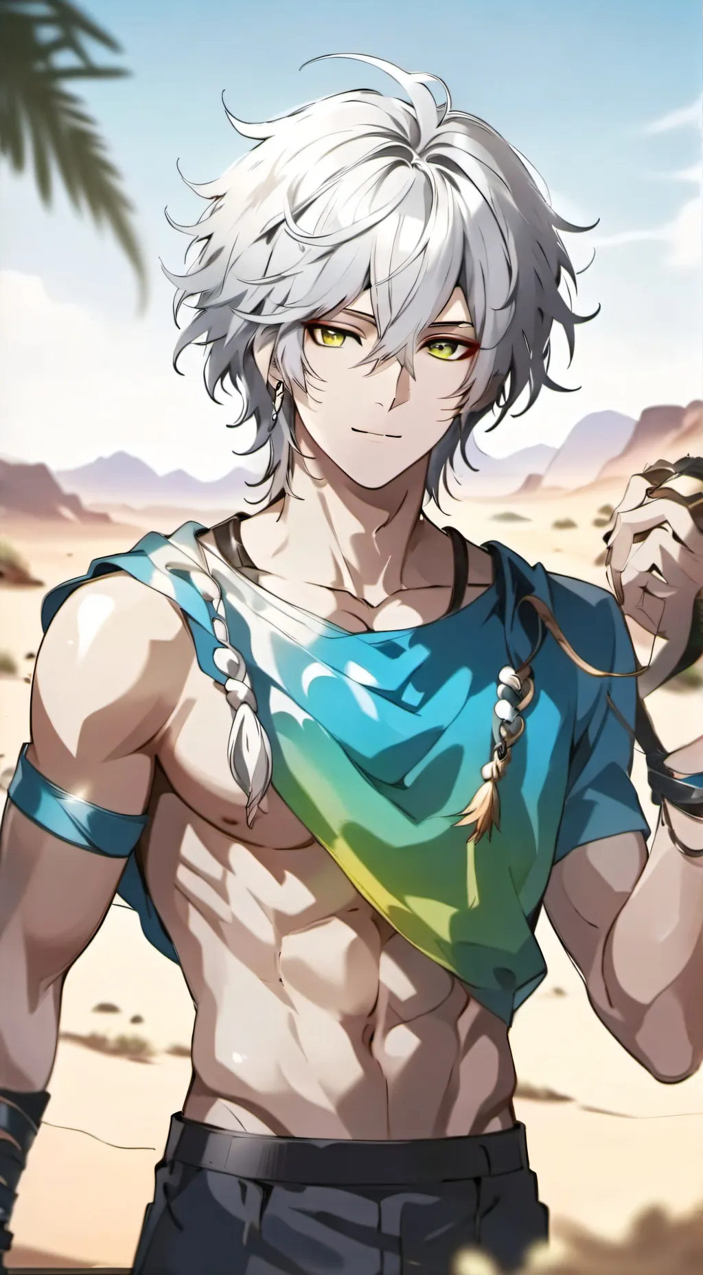 ai character: le gars du desert  background