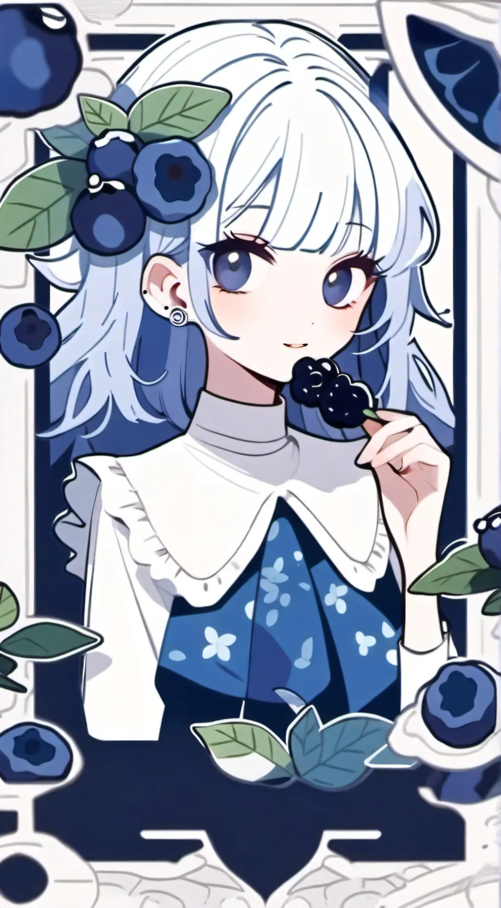 ai character: Bluemary background