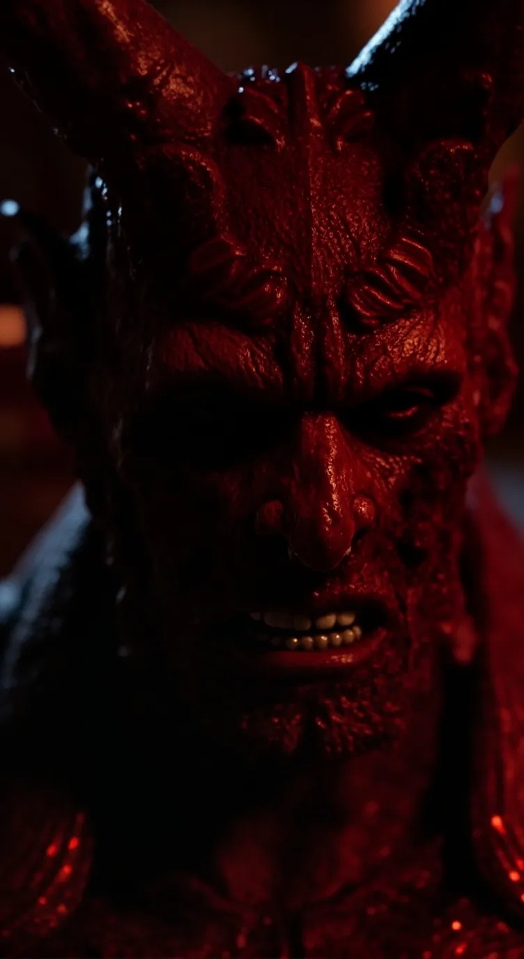 ai character: THE DEMON😈  background