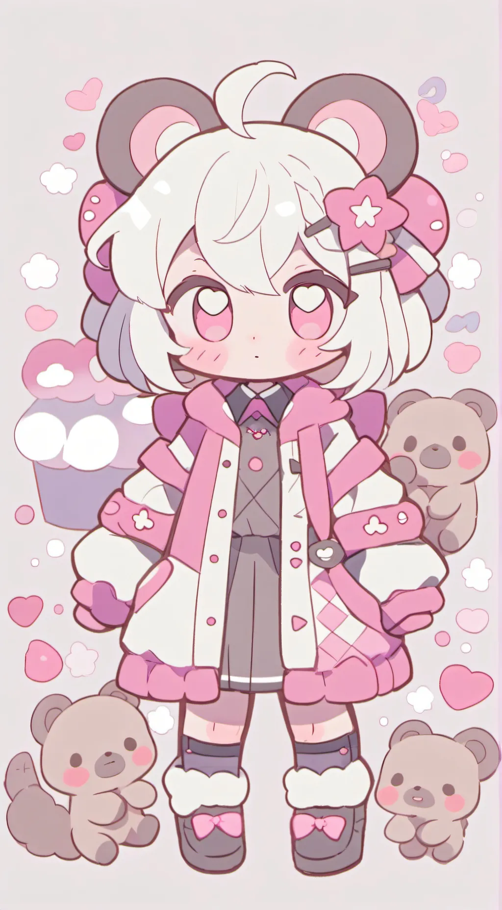 ai character: furry Infection background