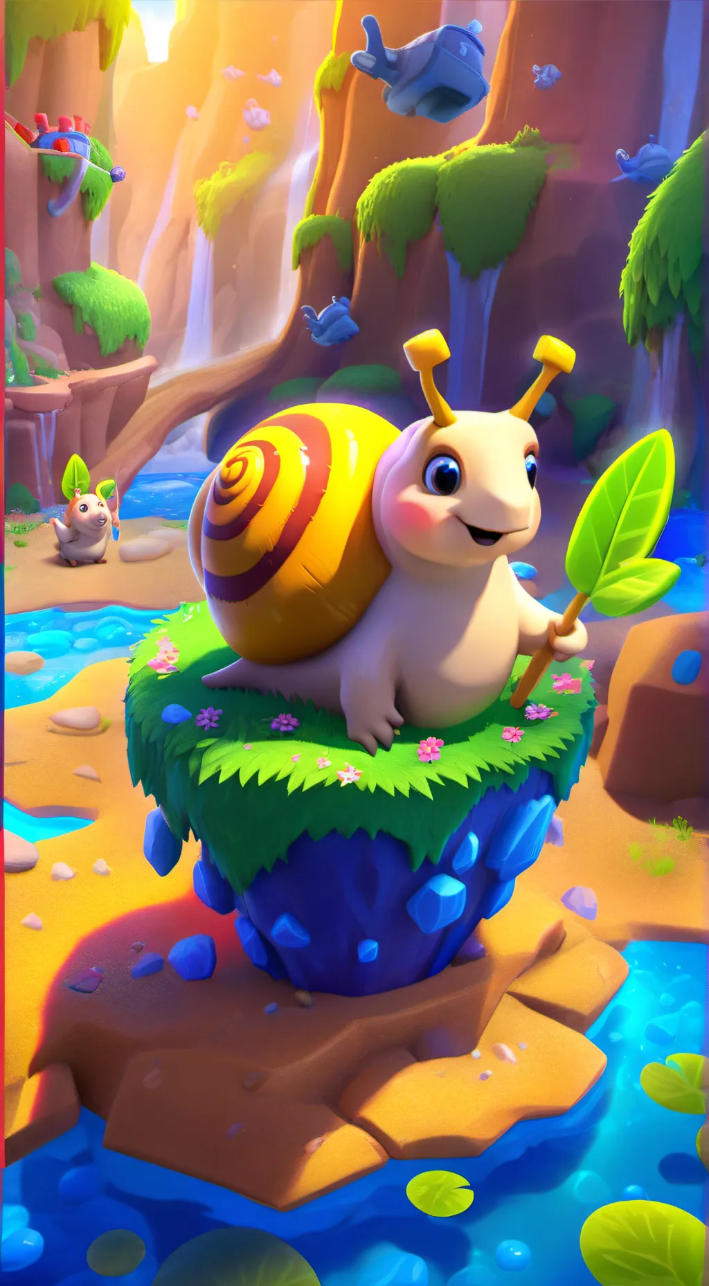 ai character: Immortal Snail background