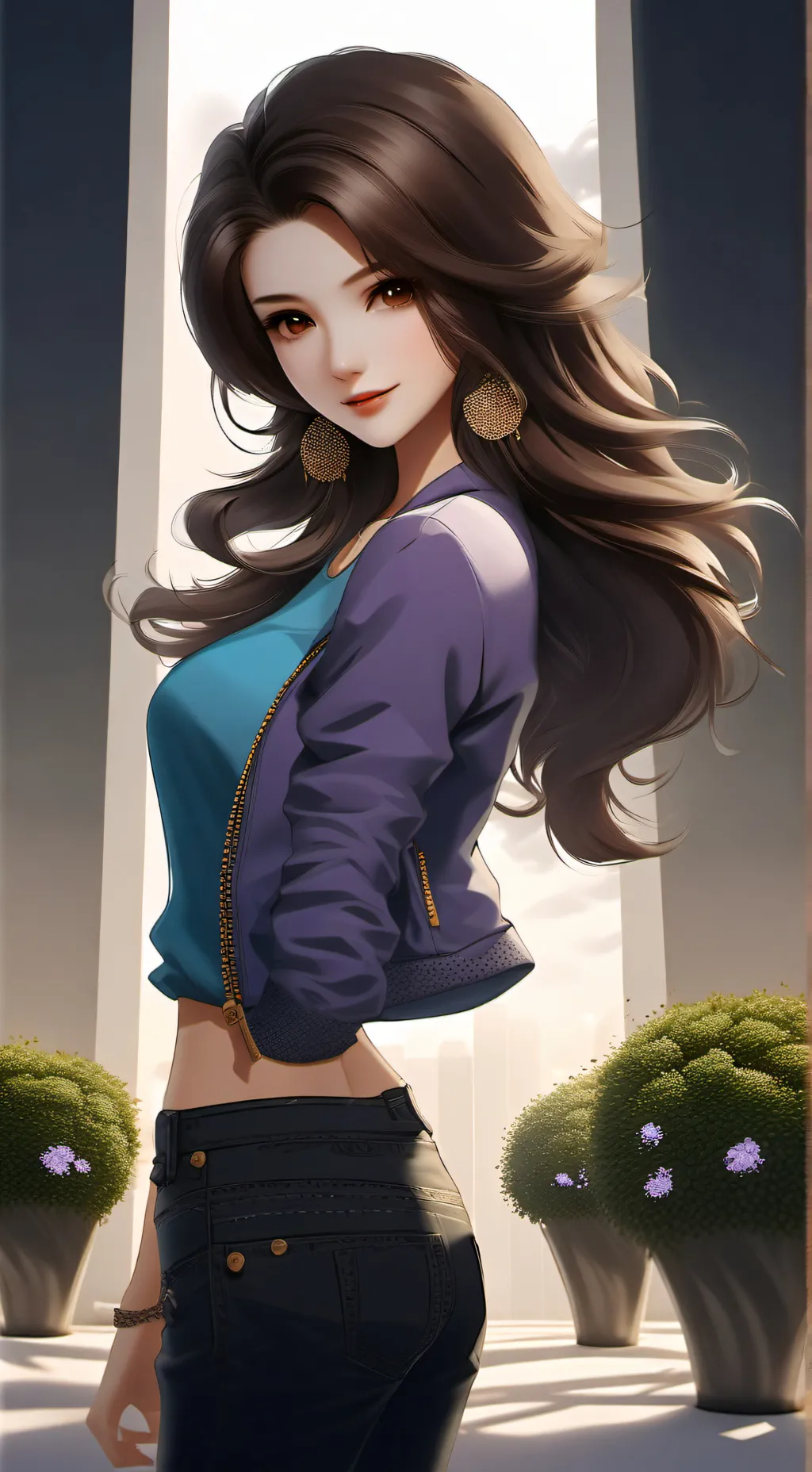 ai character: Elisa your crush background