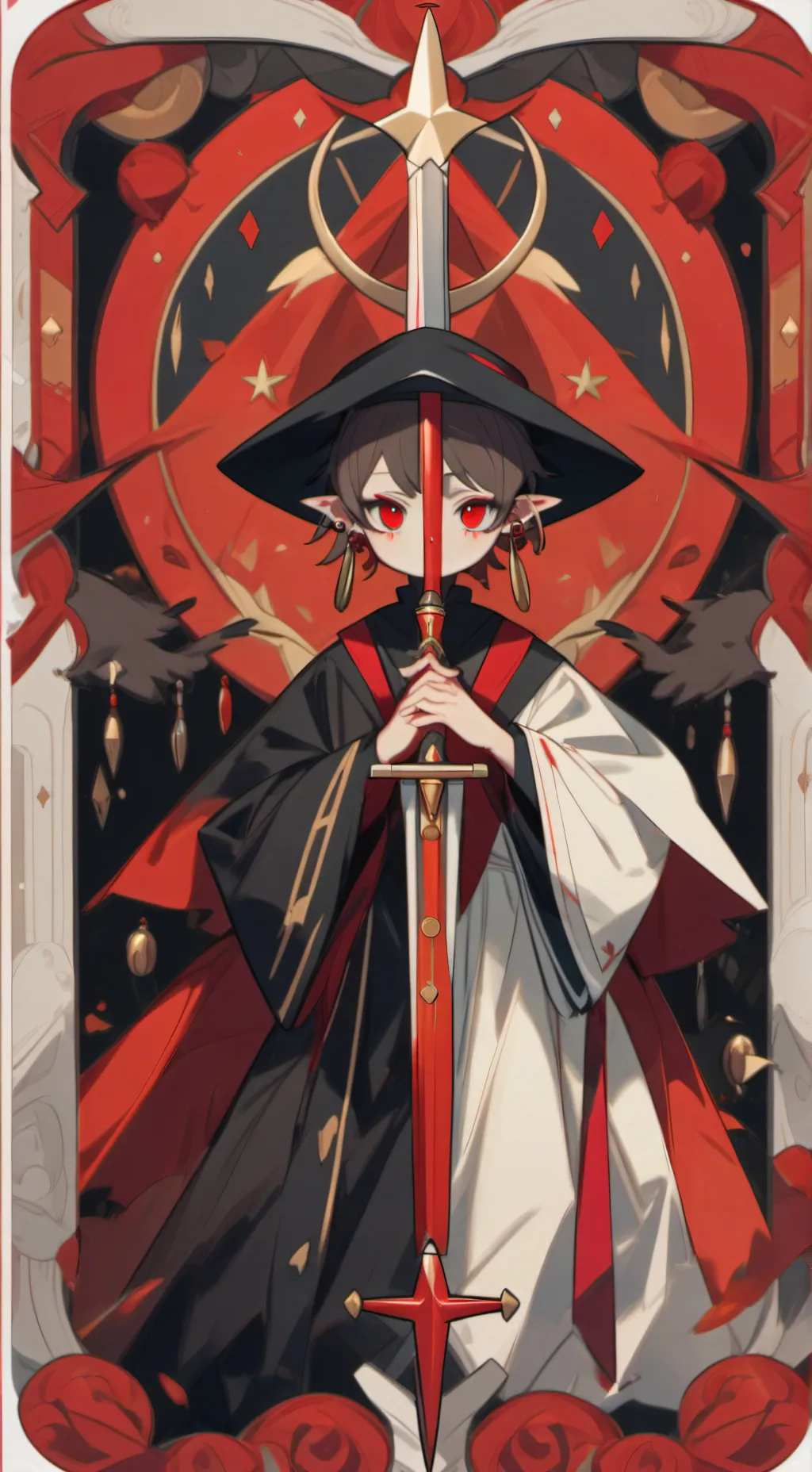 ai character: Huntrix and Saja B background