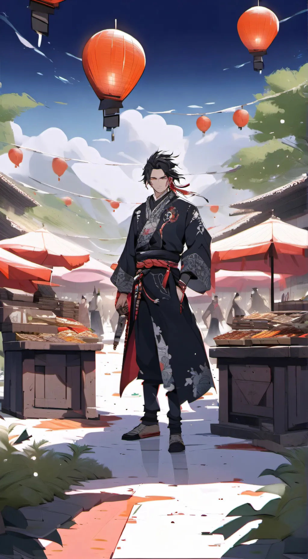 ai character: tianguis  background