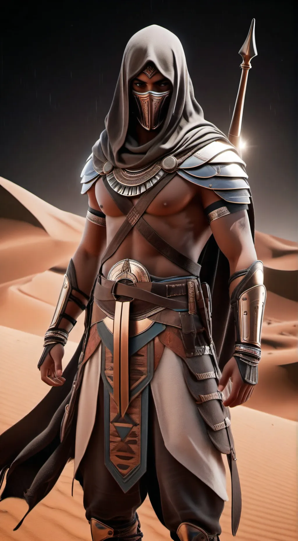 ai character: Bayek  background