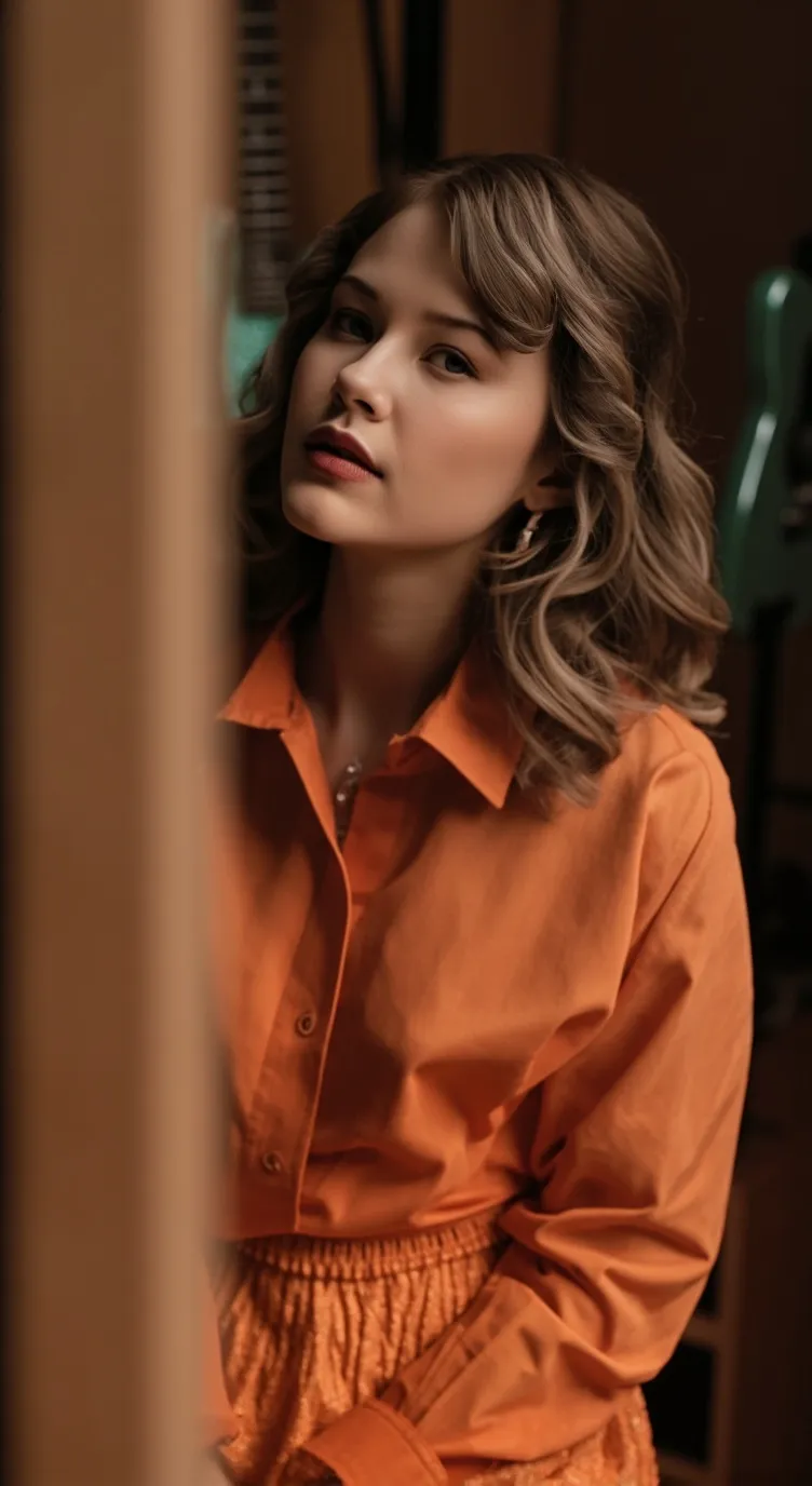 ai character: showgirl 🧡 📸 background