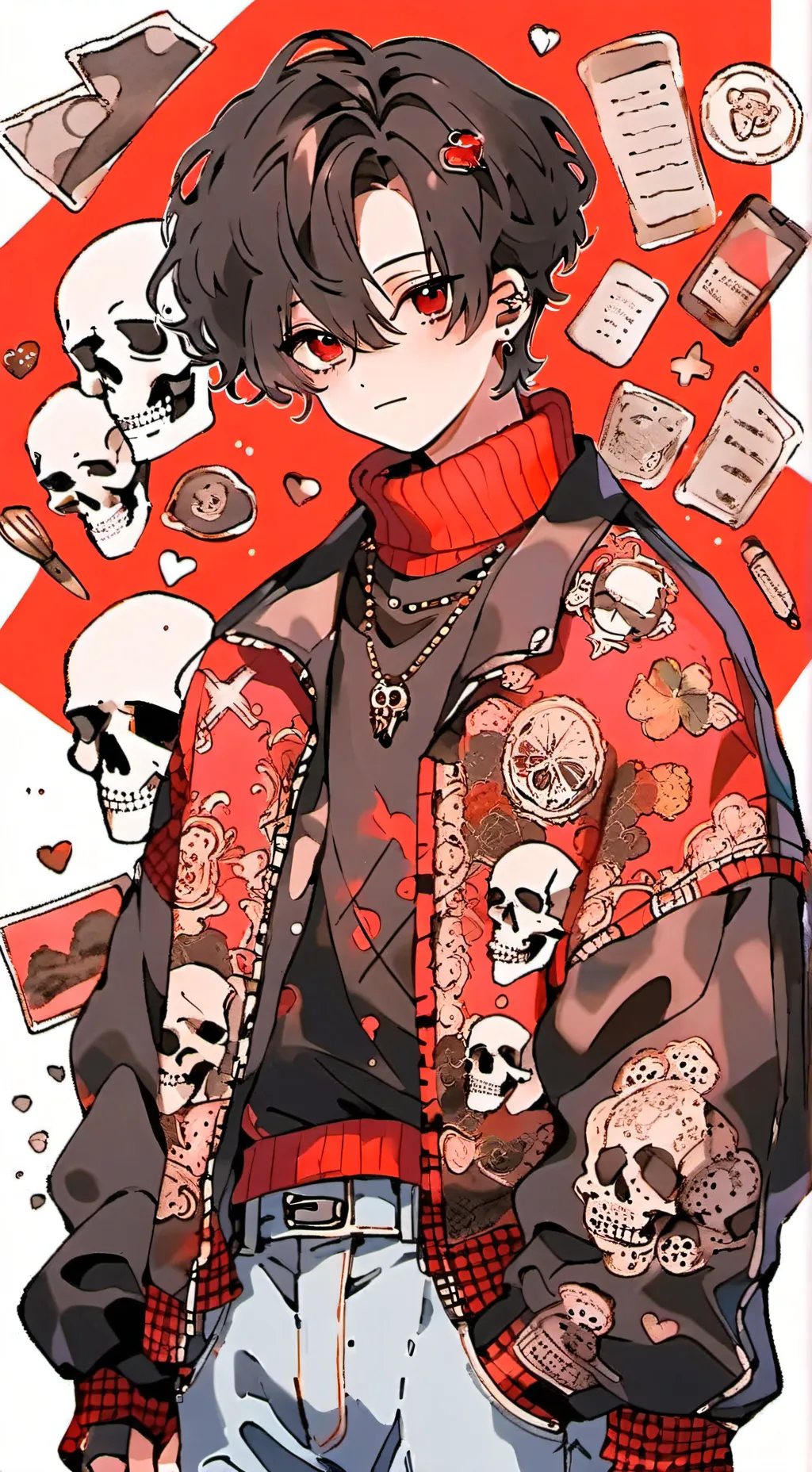 ai character: ☠️Larry ☠️ background