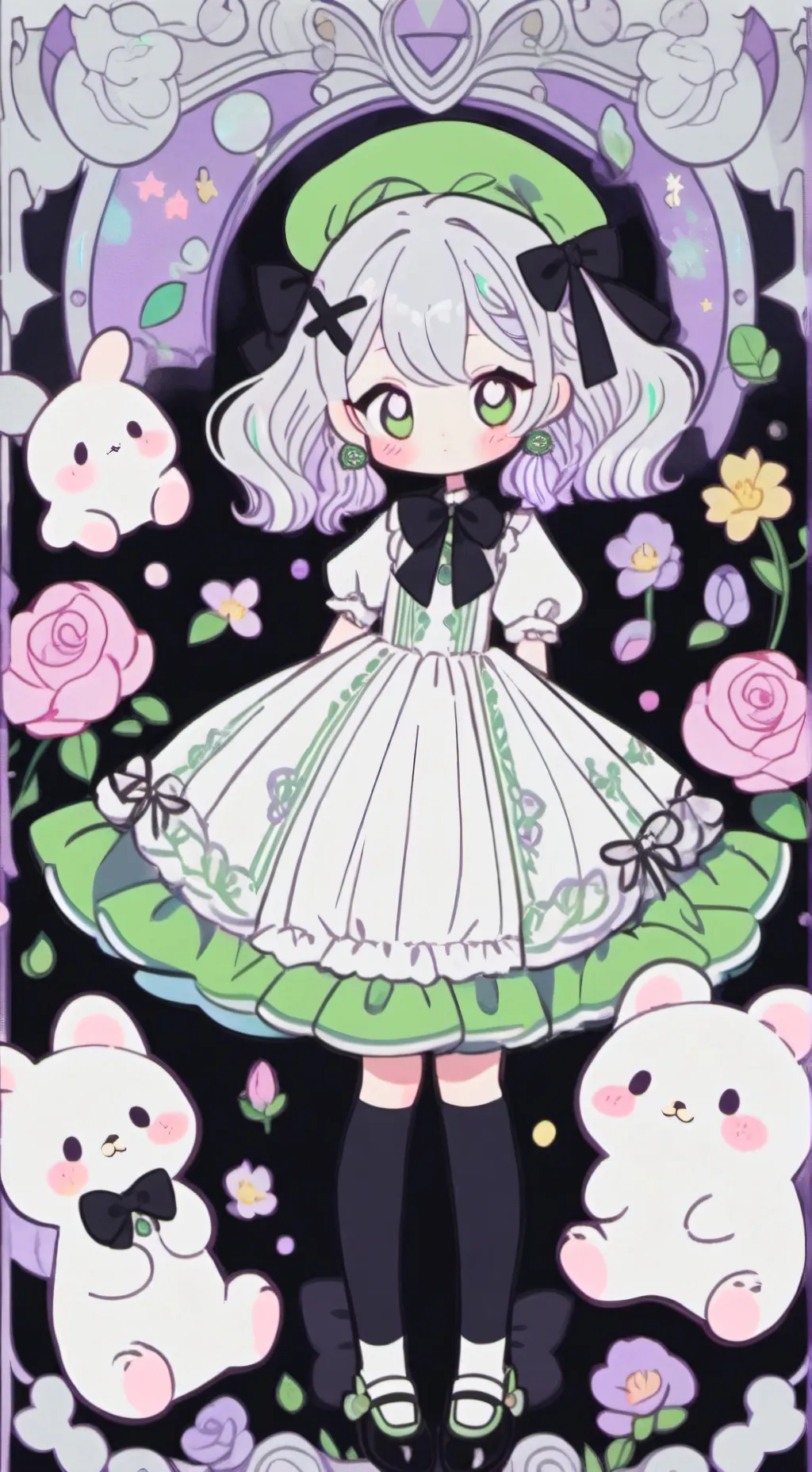 ai character: Mika Milo background