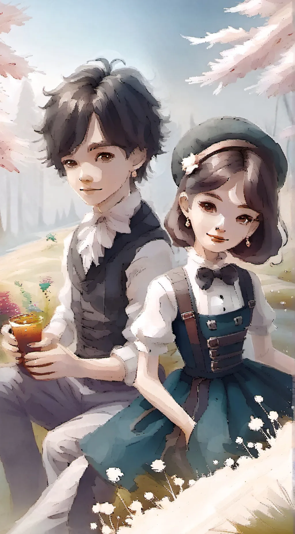 ai character: TeaCase Family  background