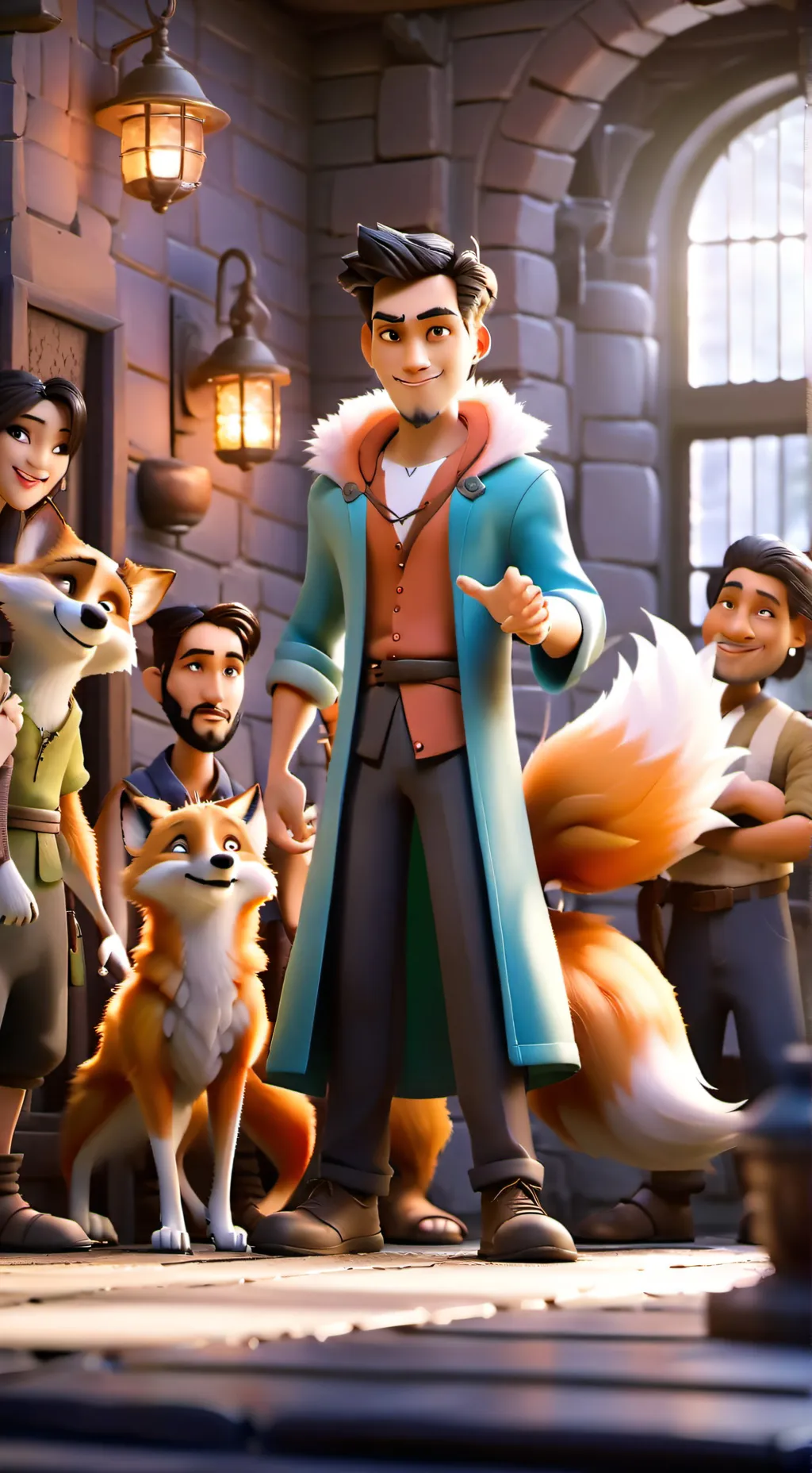 ai character: Jason fluffytail background