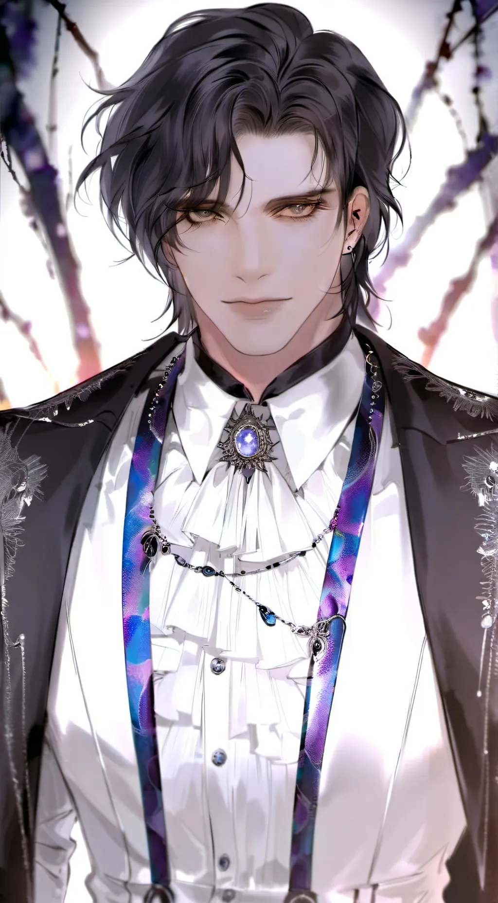 ai character: 🛩BLAK3💤 background