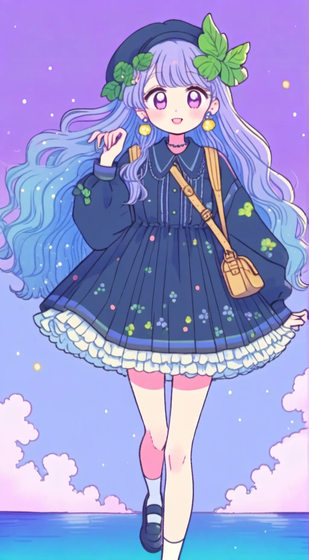 ai character: rose background