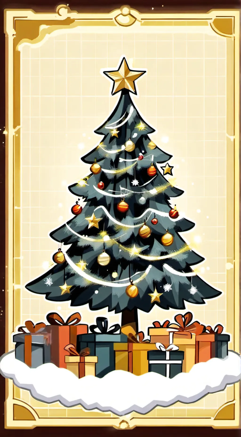 ai character: Uppermoons Holiday background