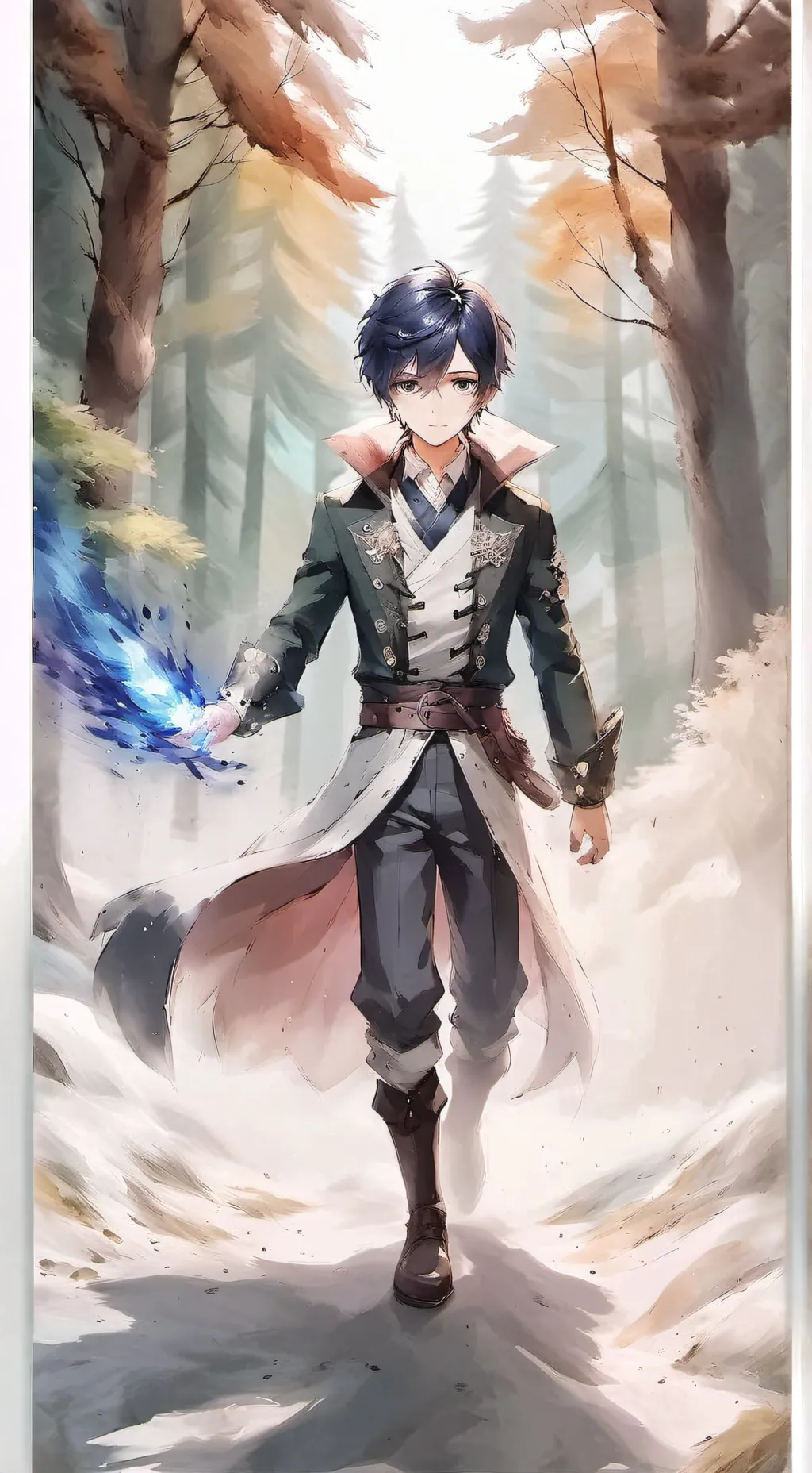 ai character: Legendary warrior  background