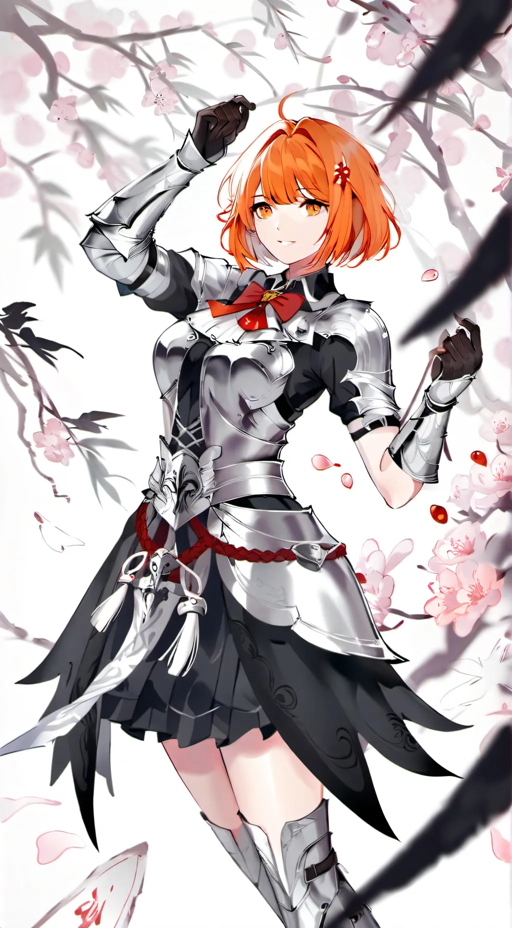 ai character: Д' Арк background