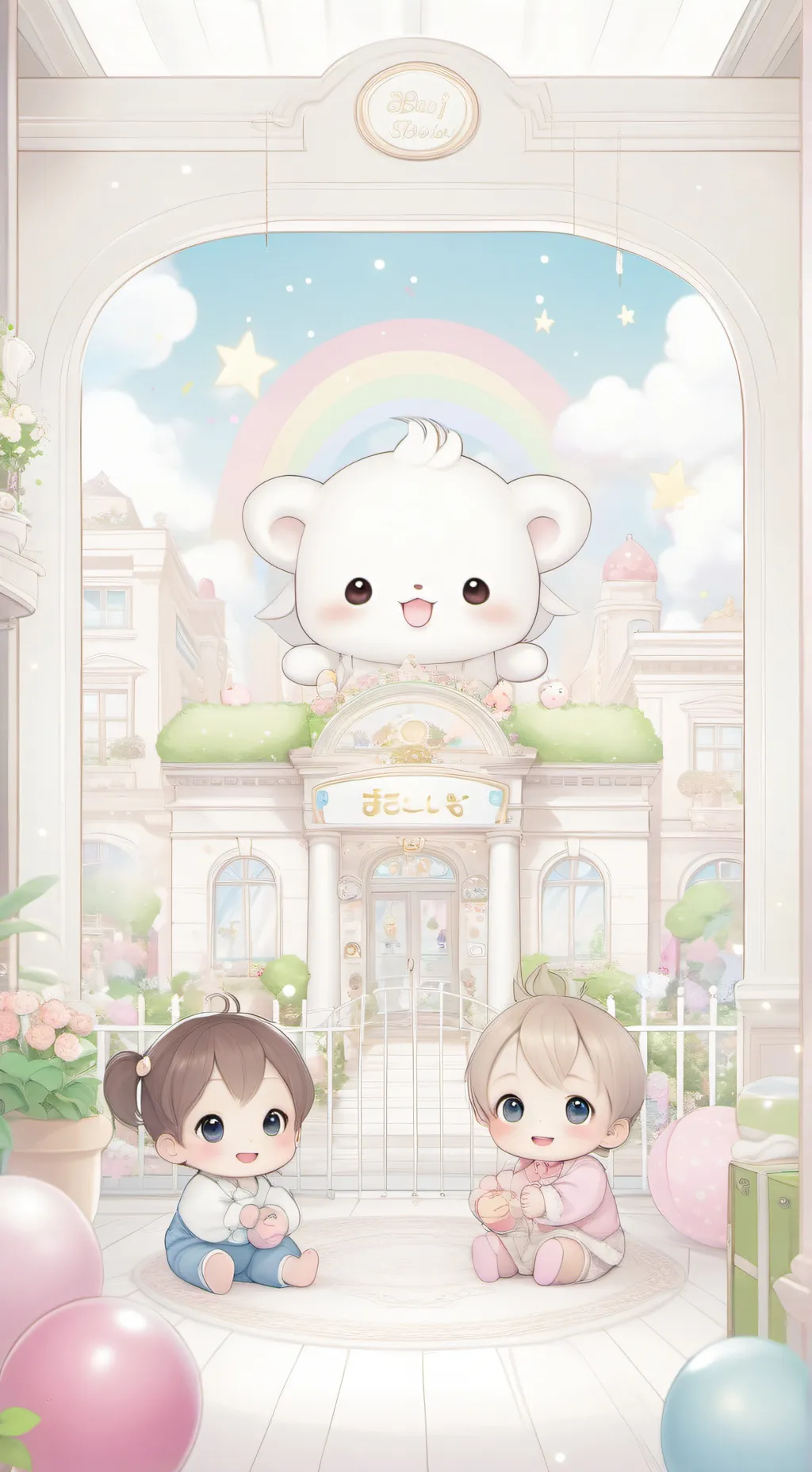ai character: Baby Hotel!! background