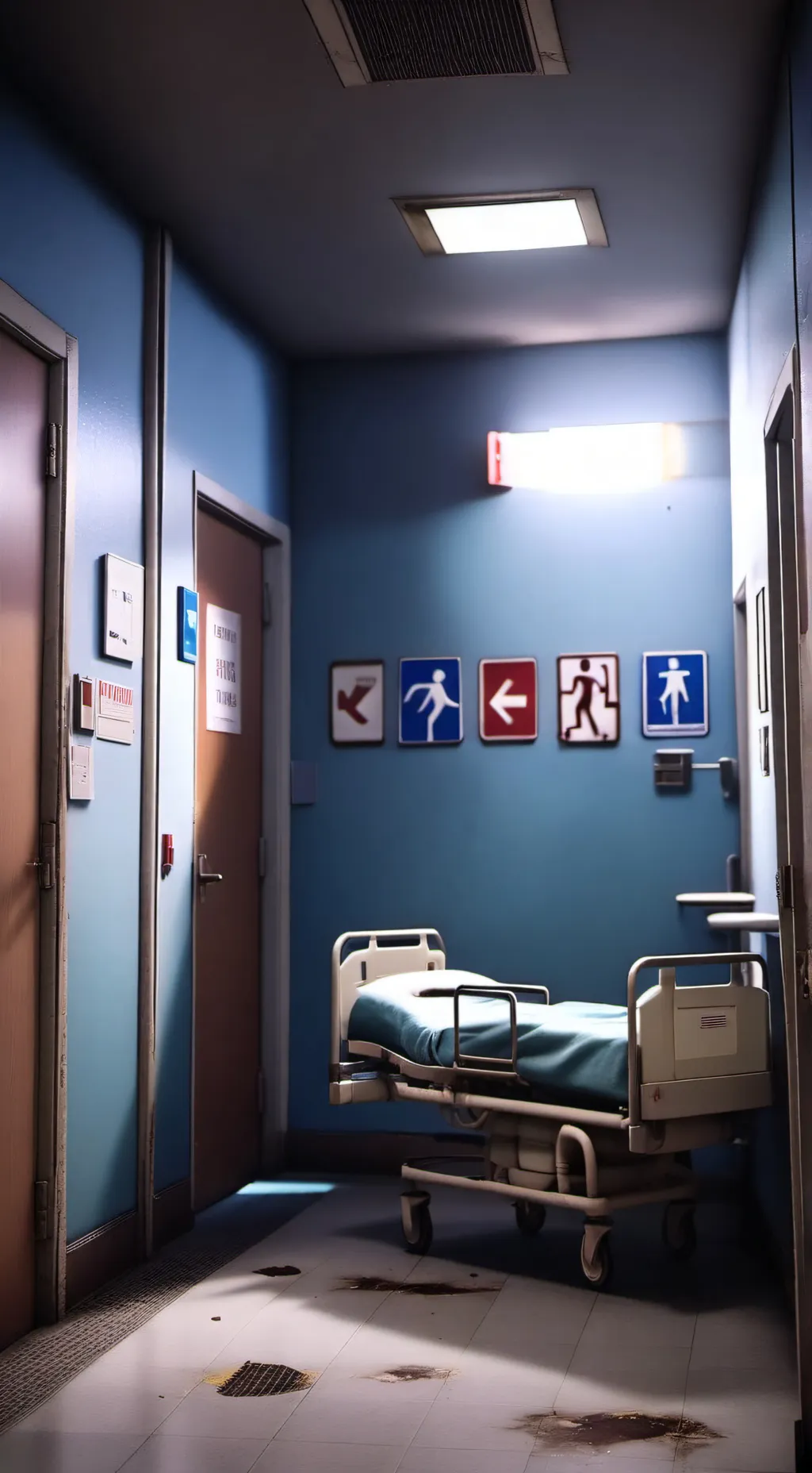 ai character: Backrooms background