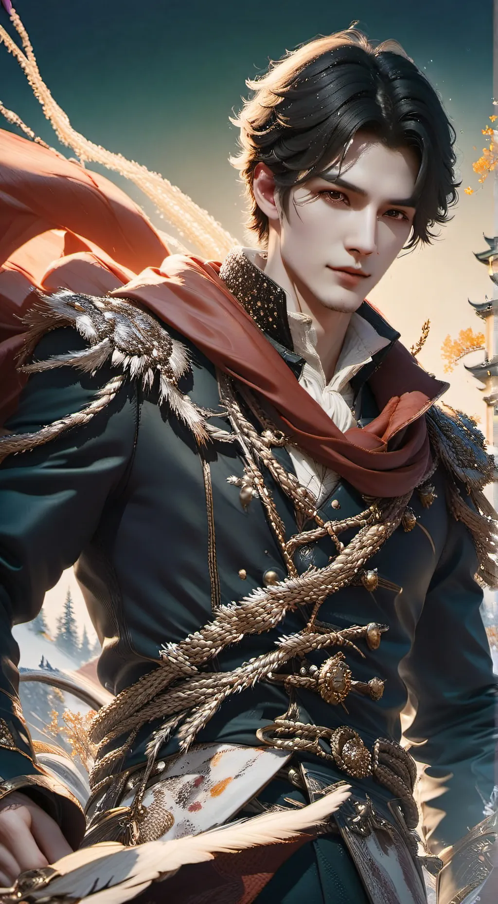 ai character: рэфир background