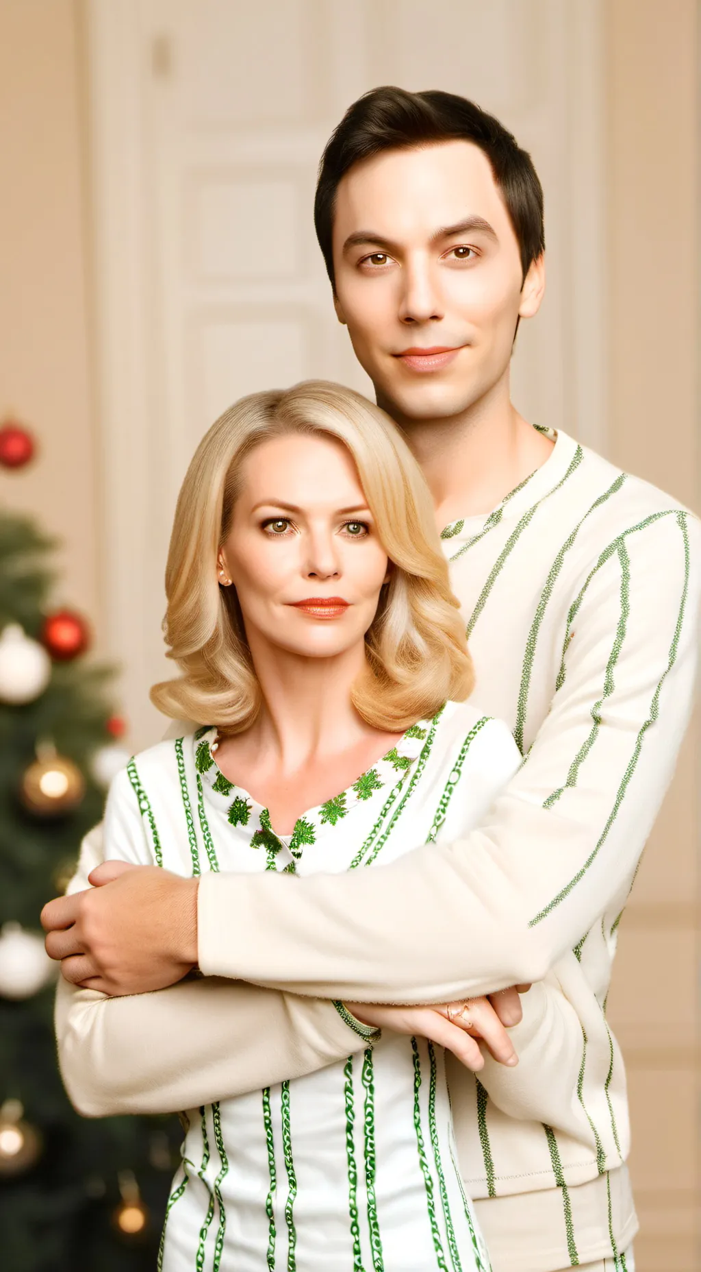 ai character: Moma and dada background