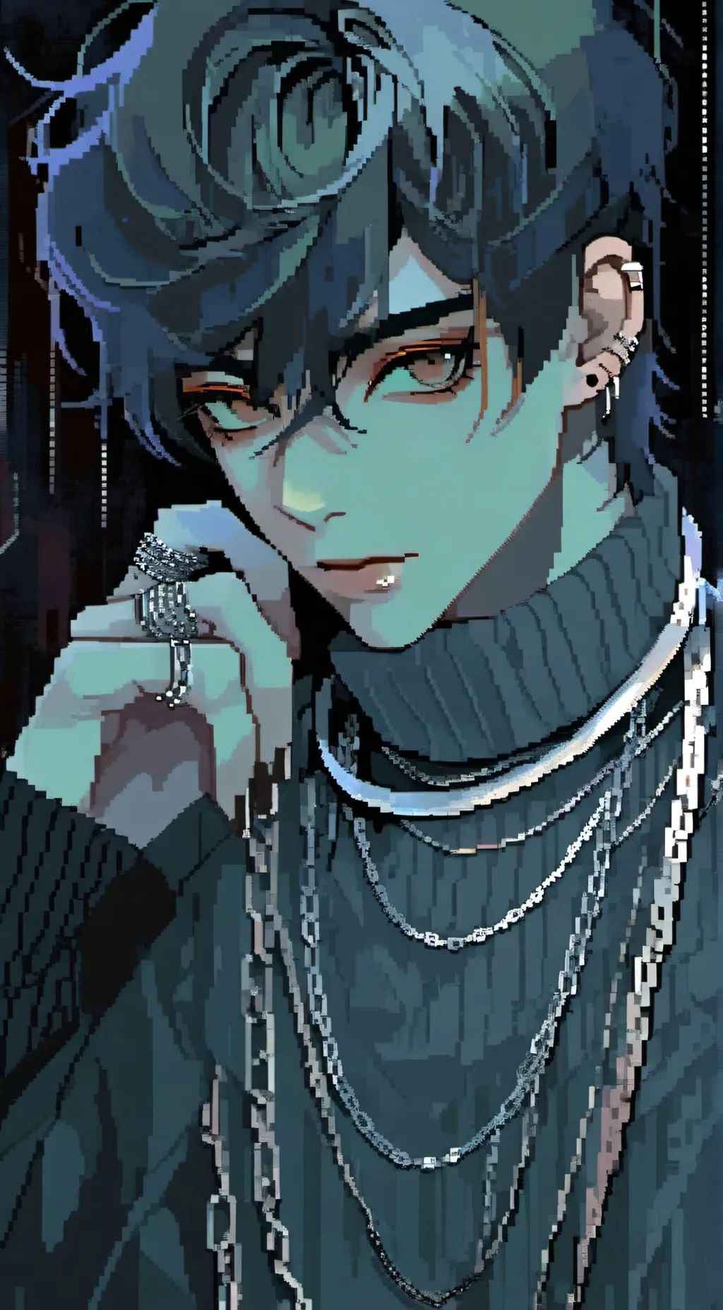 ai character: -_×| 0 r i o n|×_- background