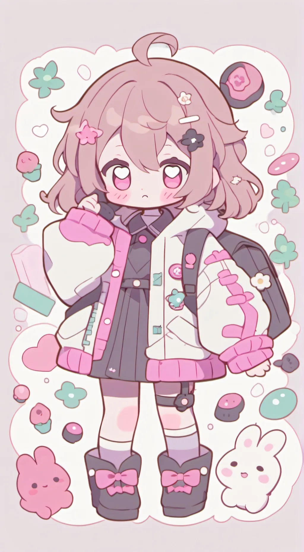 ai character: Announcement 3 background