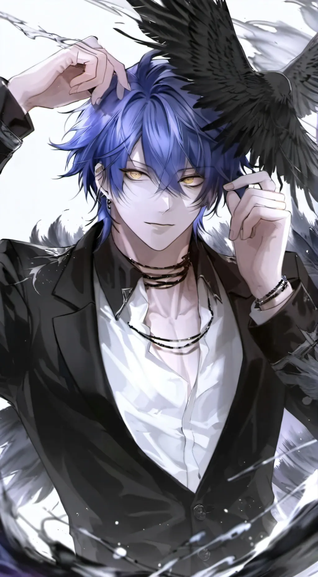 ai character: Raphaël  background