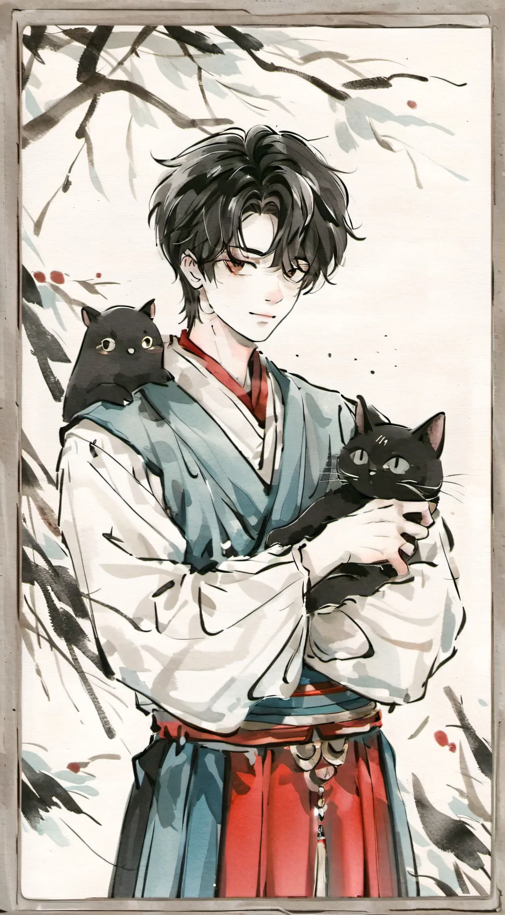 ai character: he background