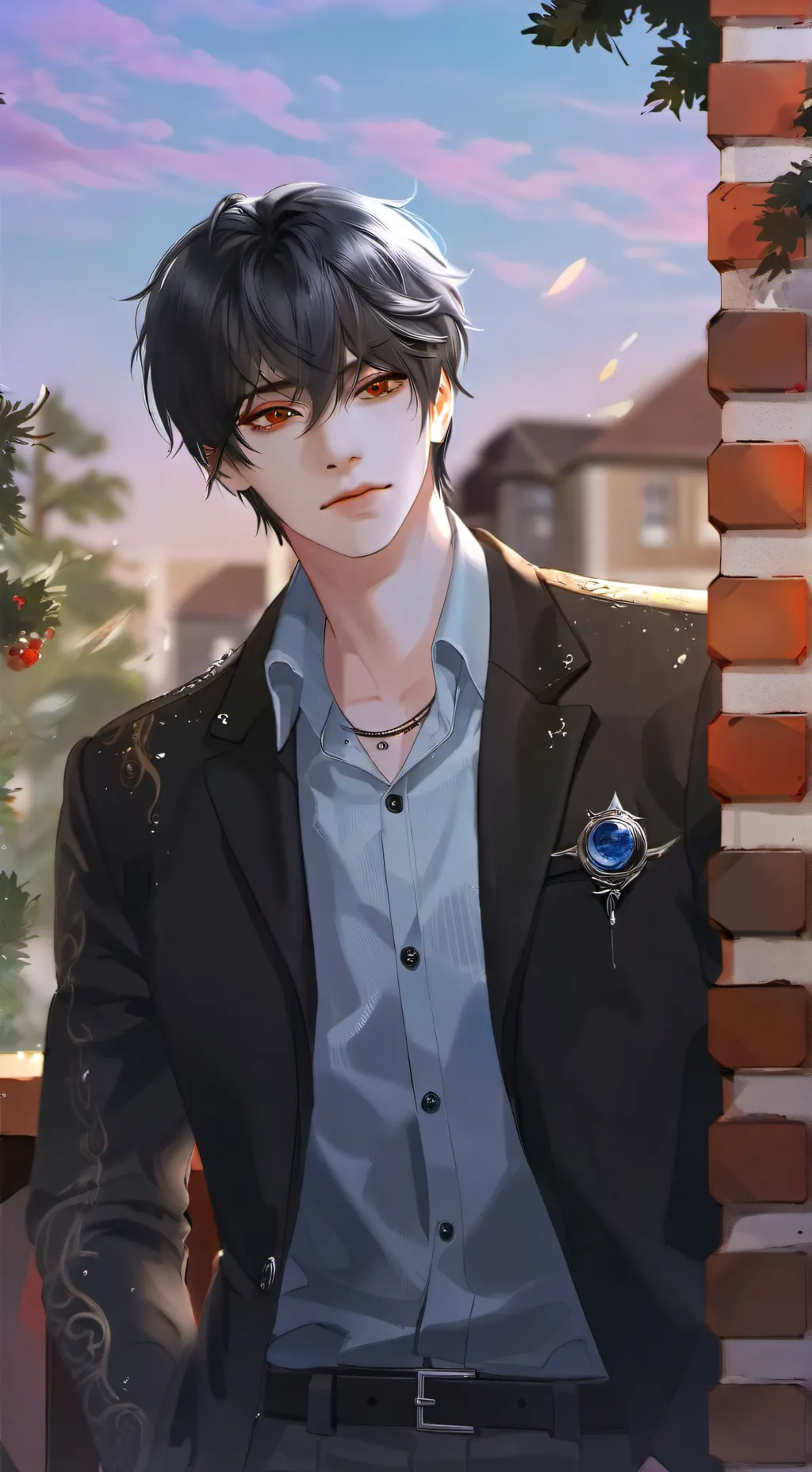 ai character: Lucas  background