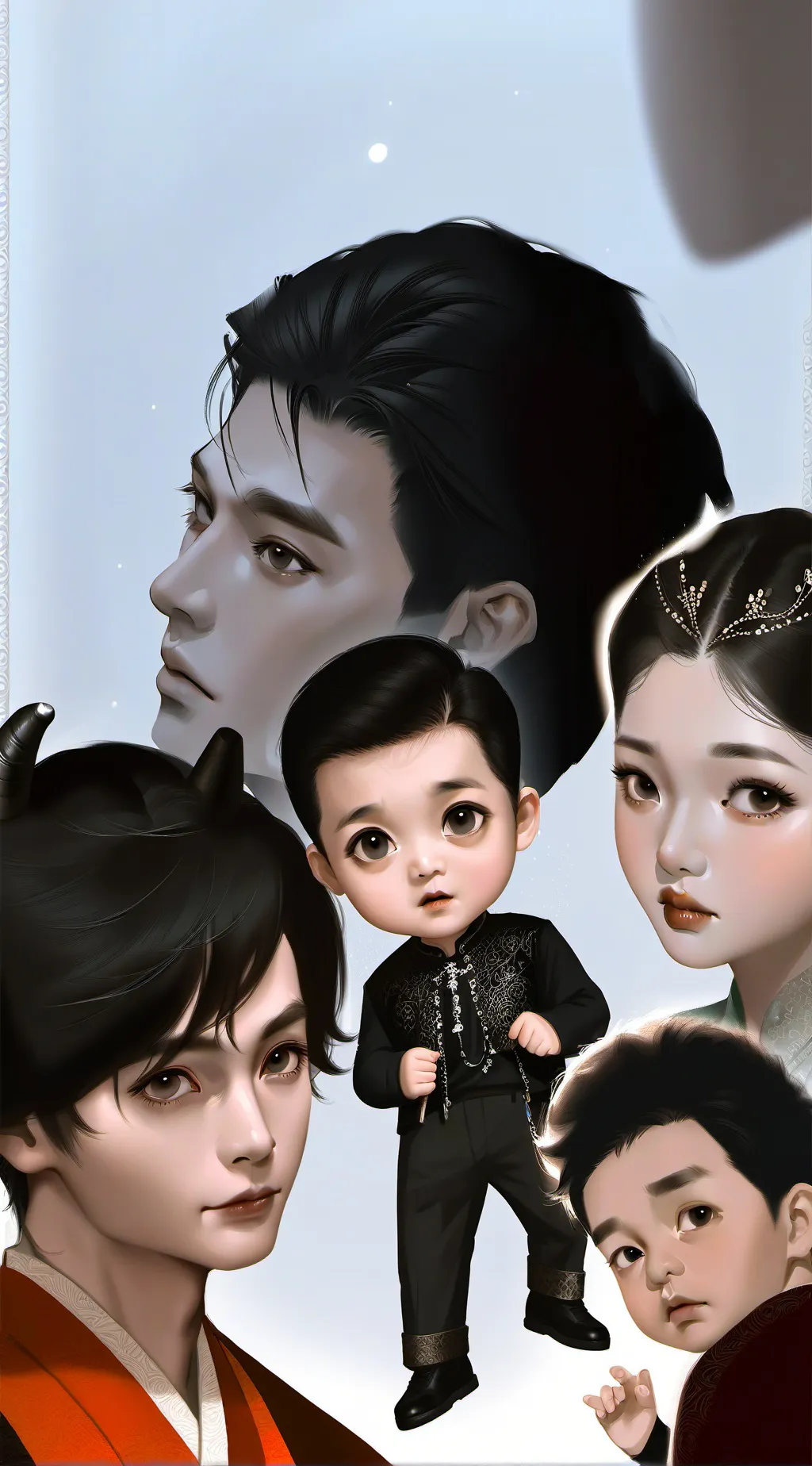 ai character: kpdh but babys?!?! background