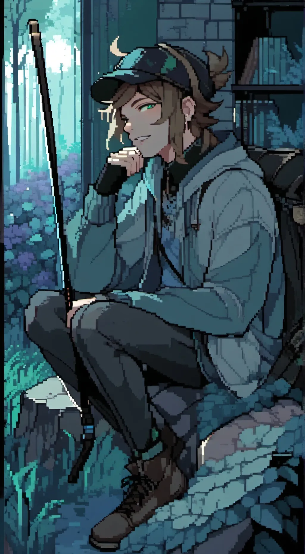 ai character: Olimpos background