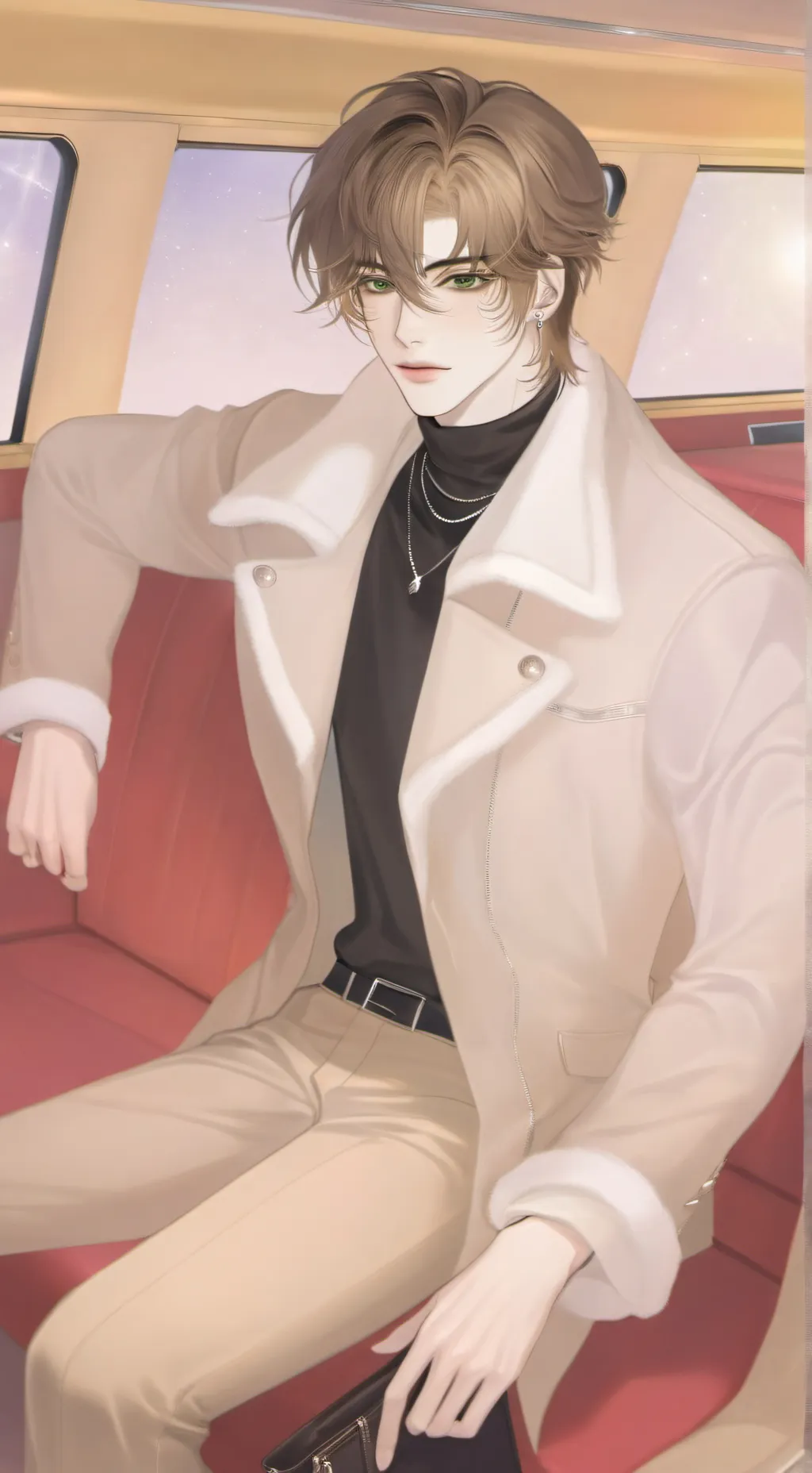 ai character: Leon background