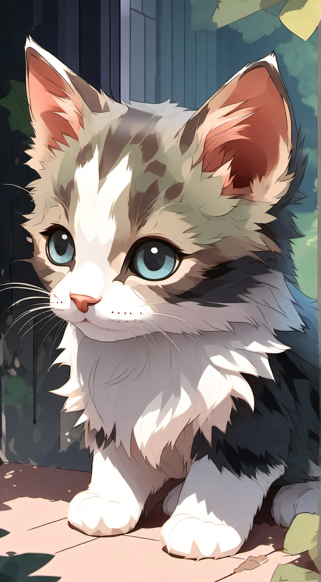 ai character: katty background