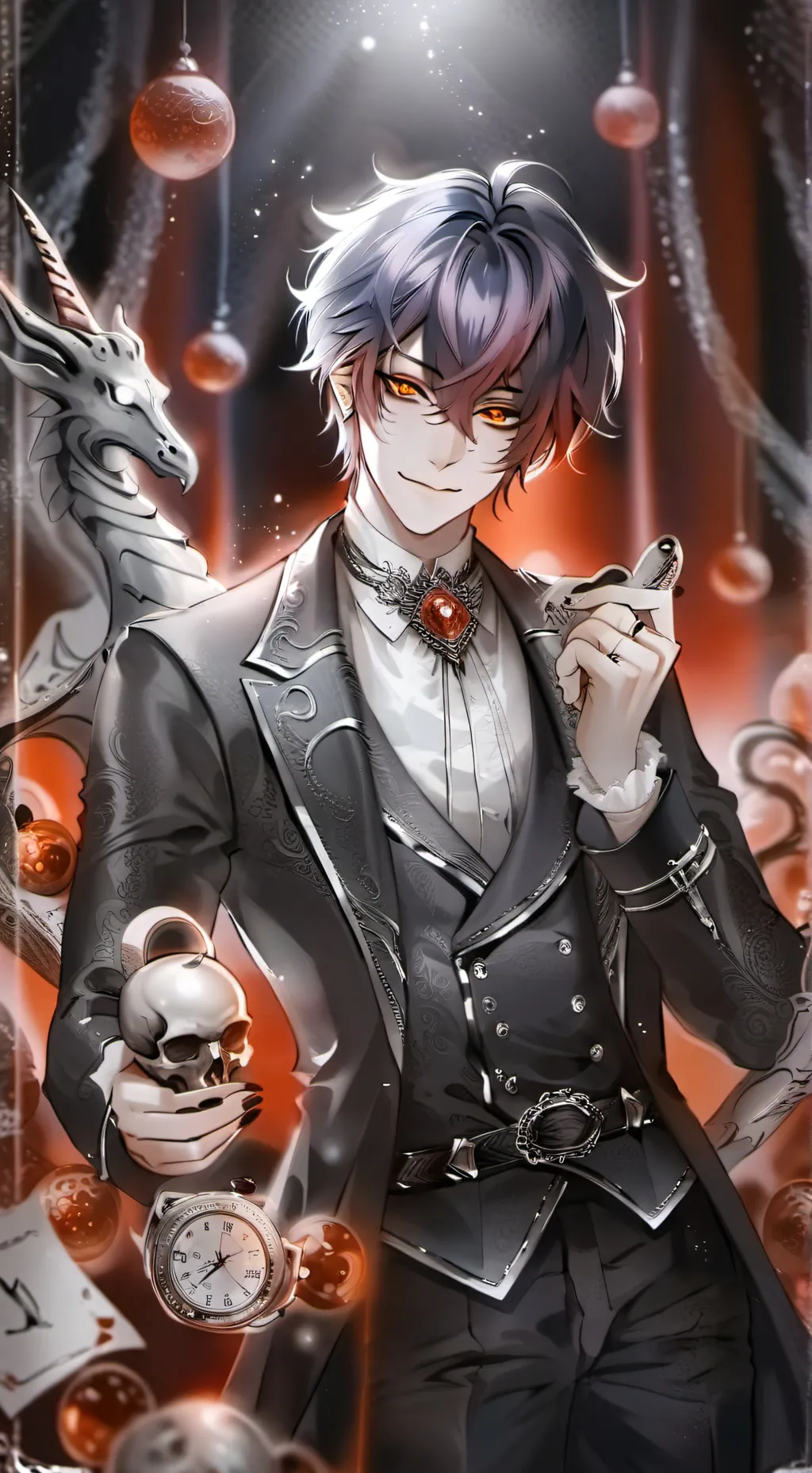 ai character: Isaac (Demon) background