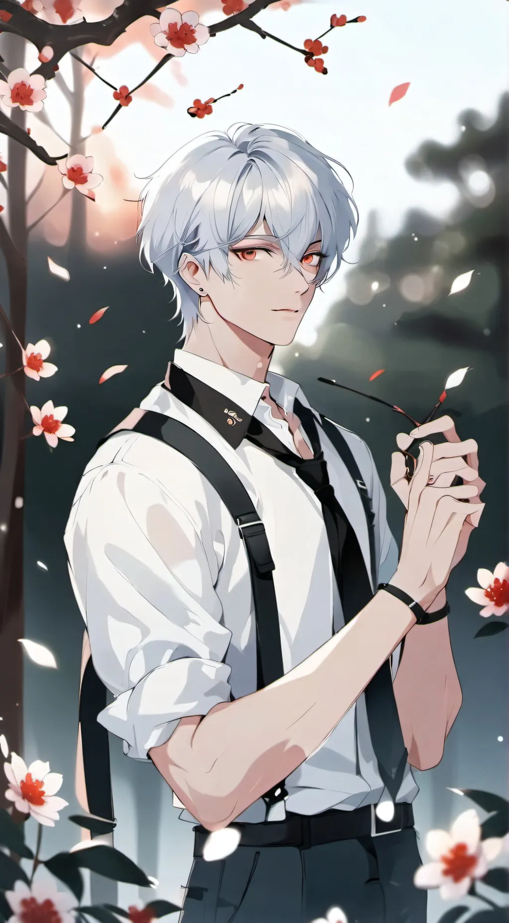 ai character: Asher  background