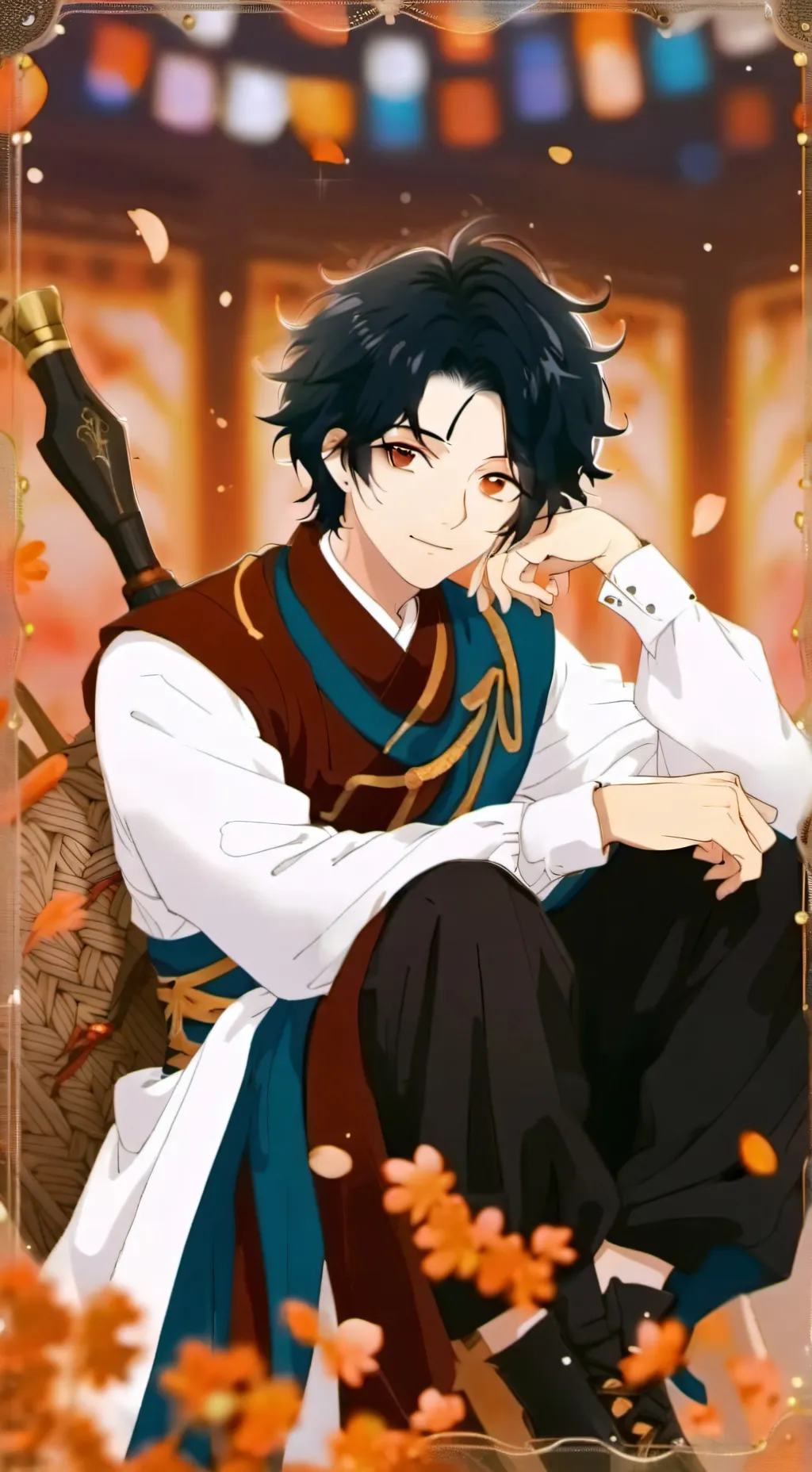 ai character: haru background