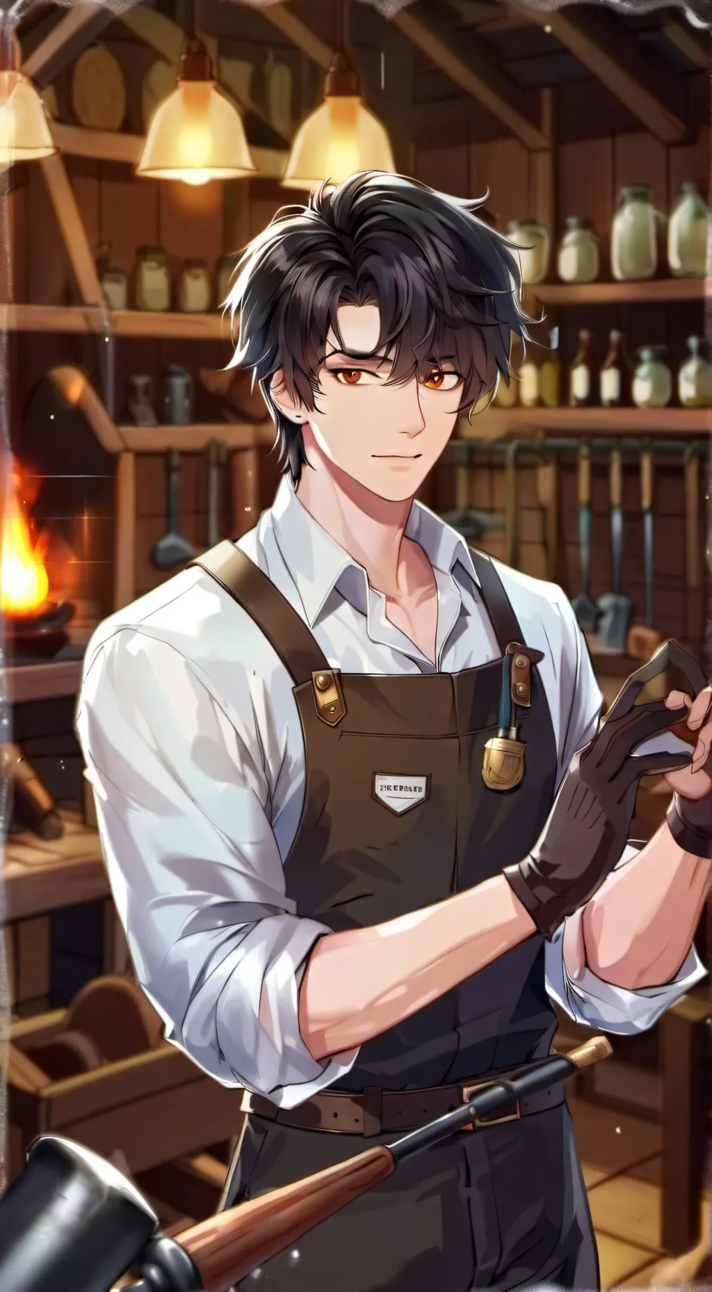 ai character: Xander Smith ⚔️ background