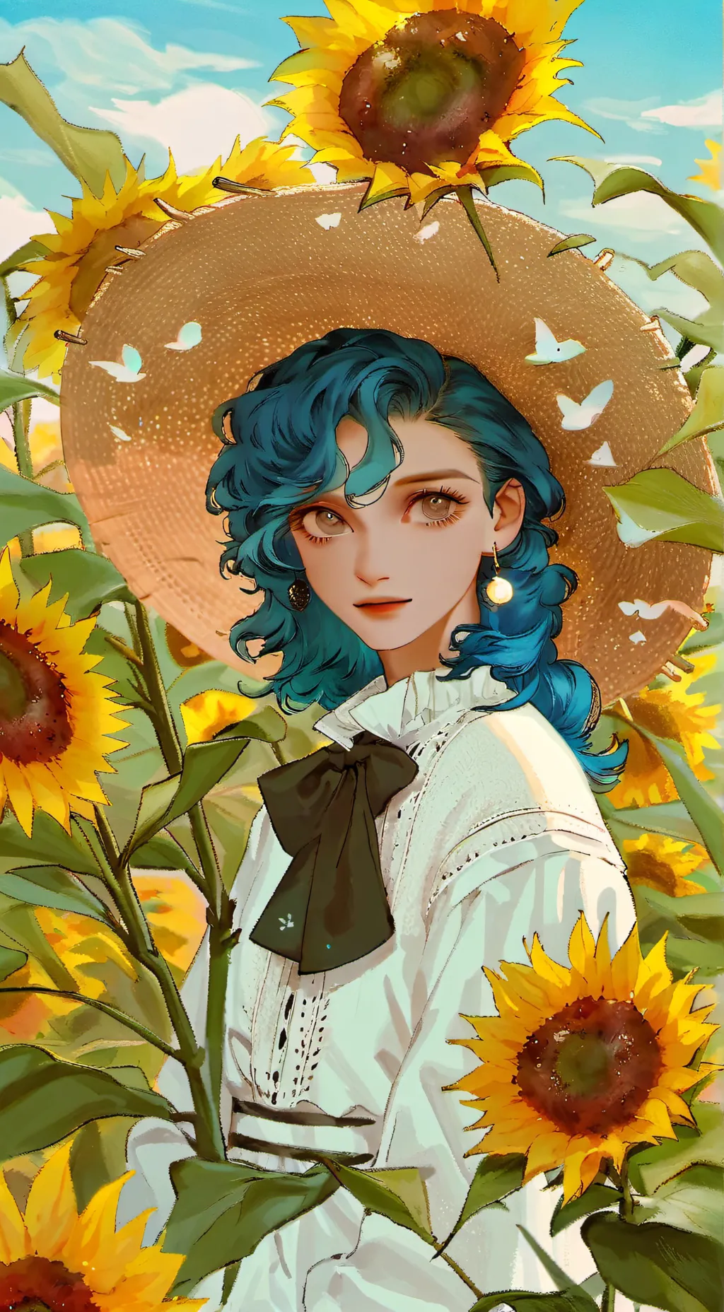 ai character: rose  background