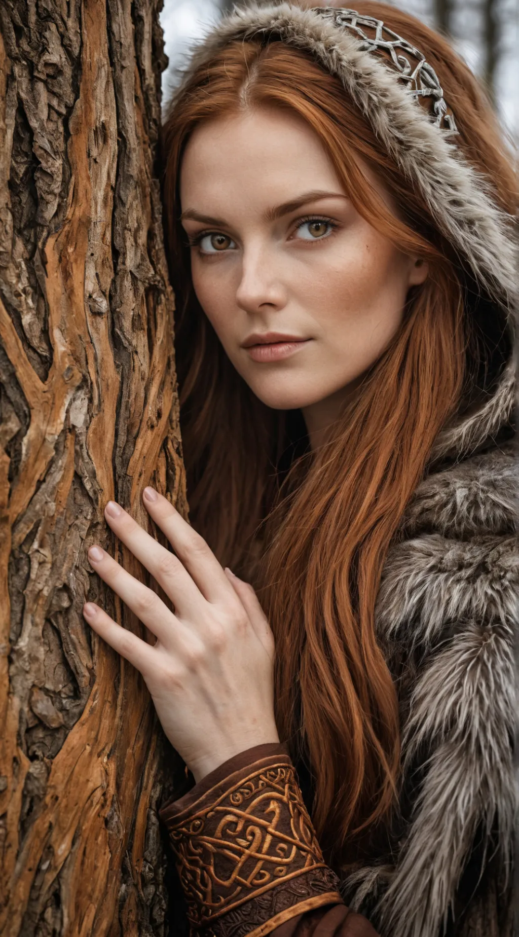 ai character: Faye in God of War: Ragnarök background