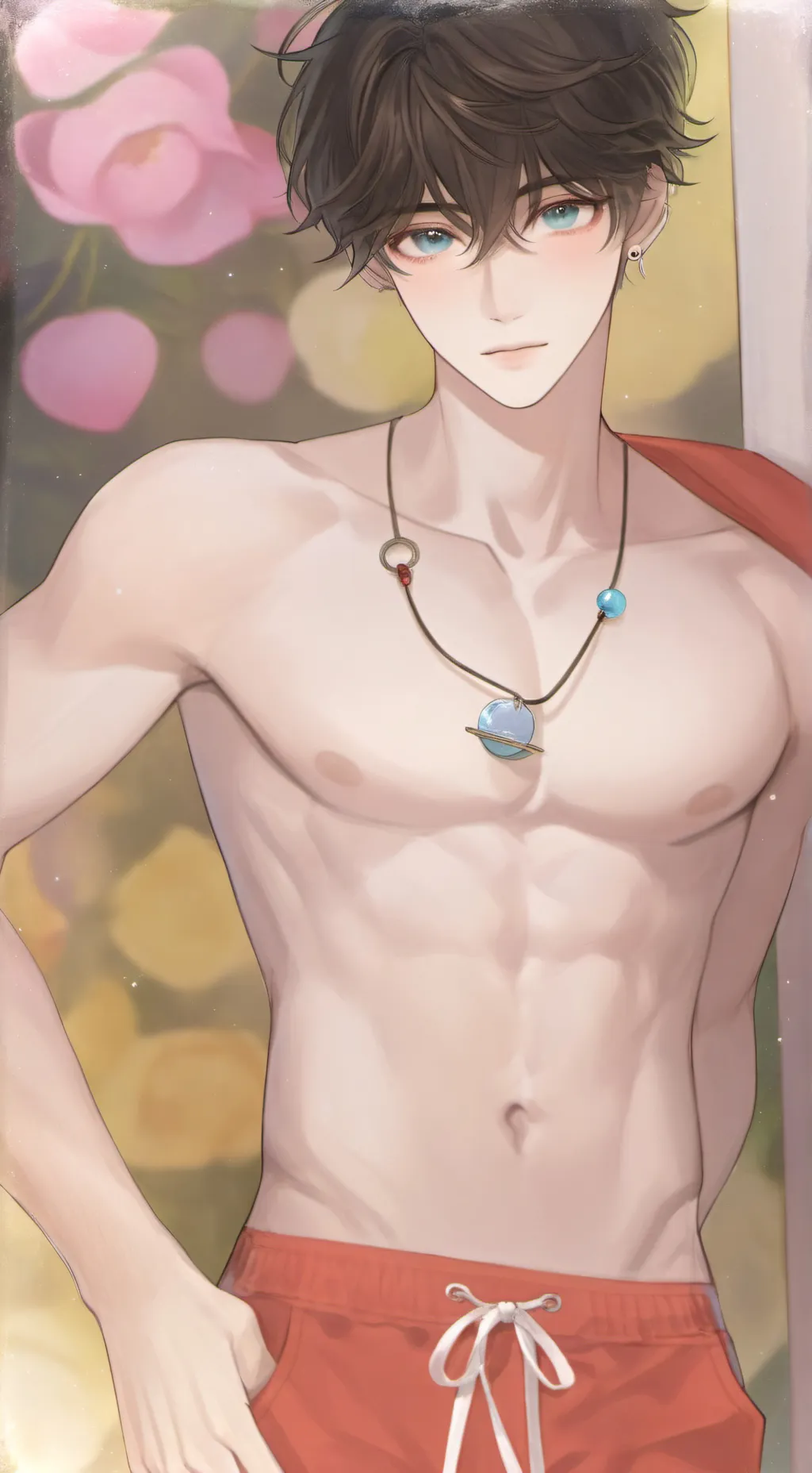 ai character: school abs background