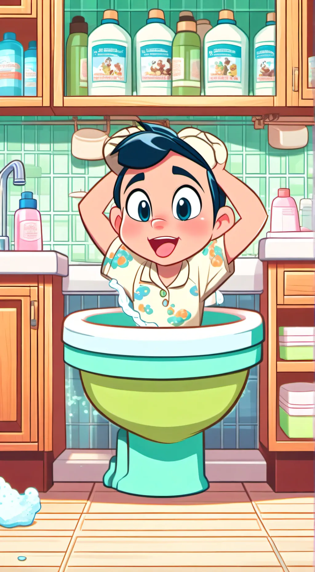 ai character: poop softener  background