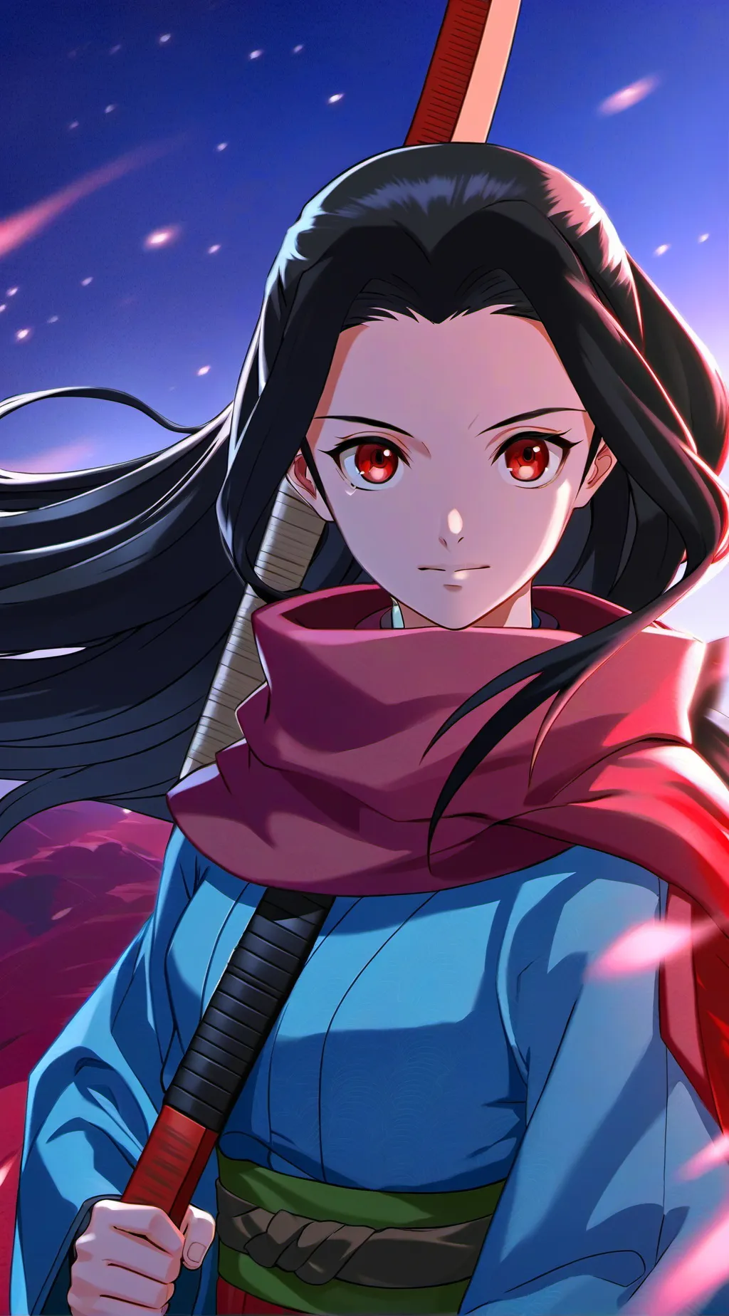 ai character: Nezuko Kamado background