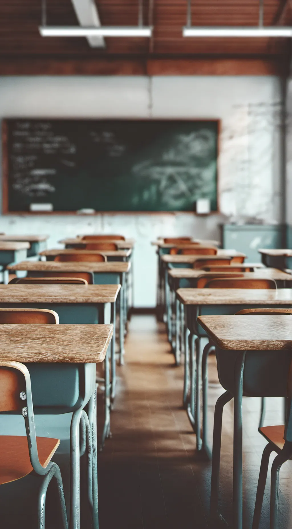 ai character: classroom background