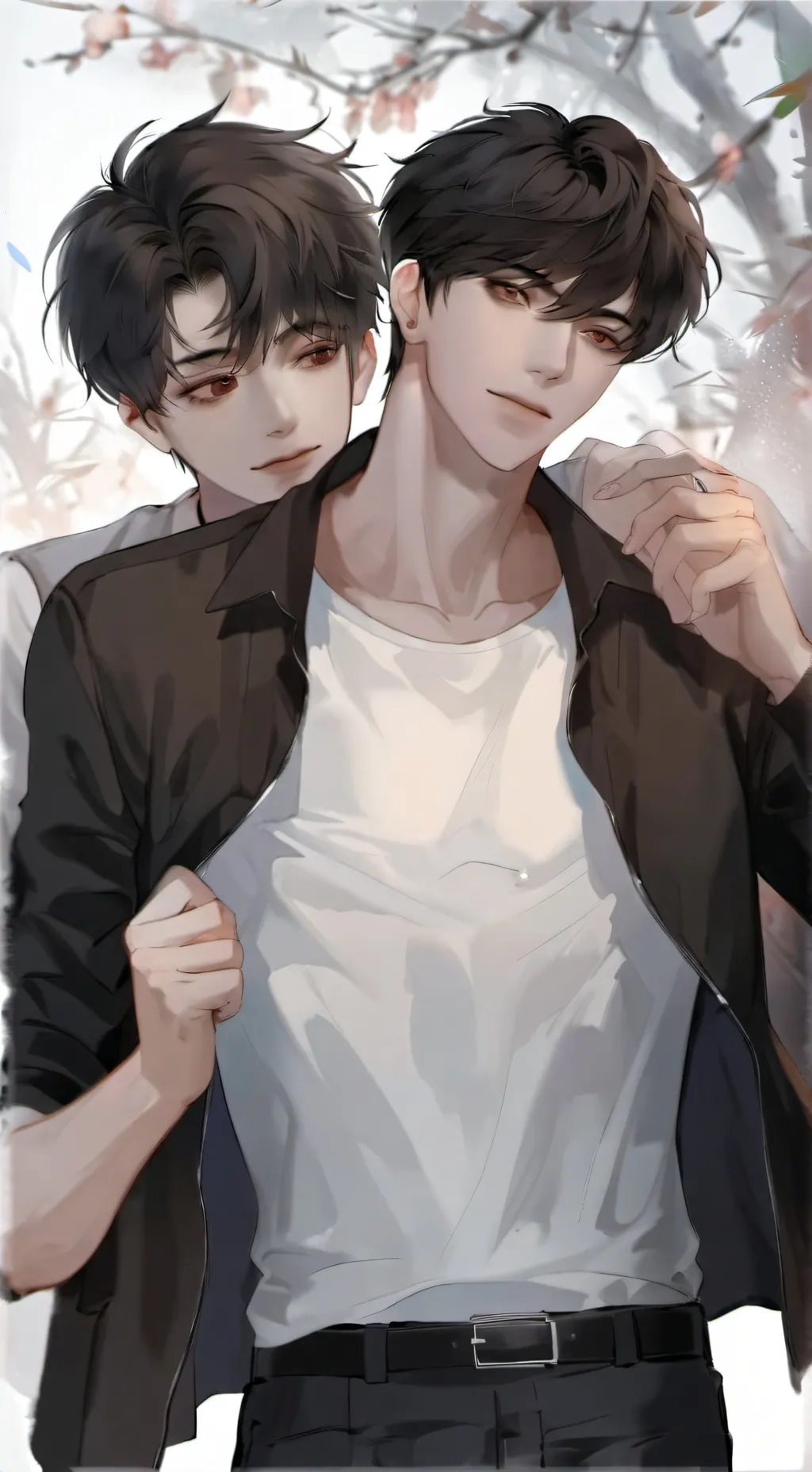 ai character: Enzo X Elijah  background