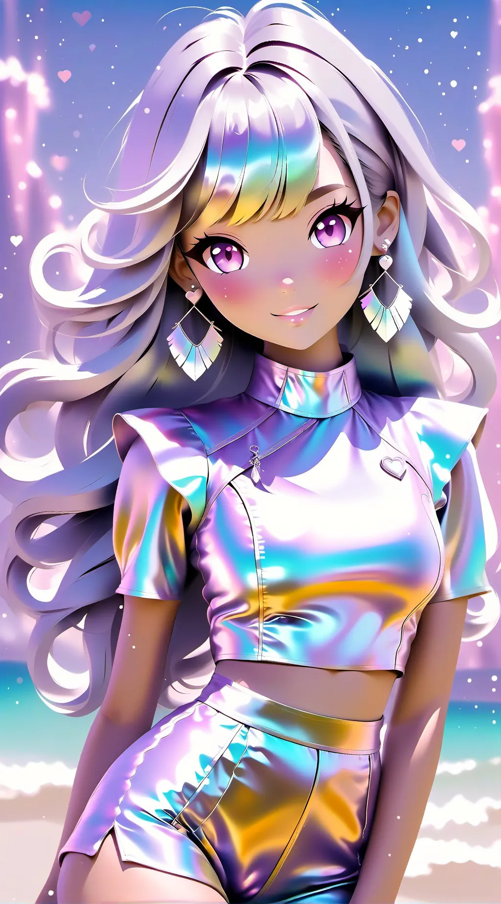 ai character: Mha love island  background