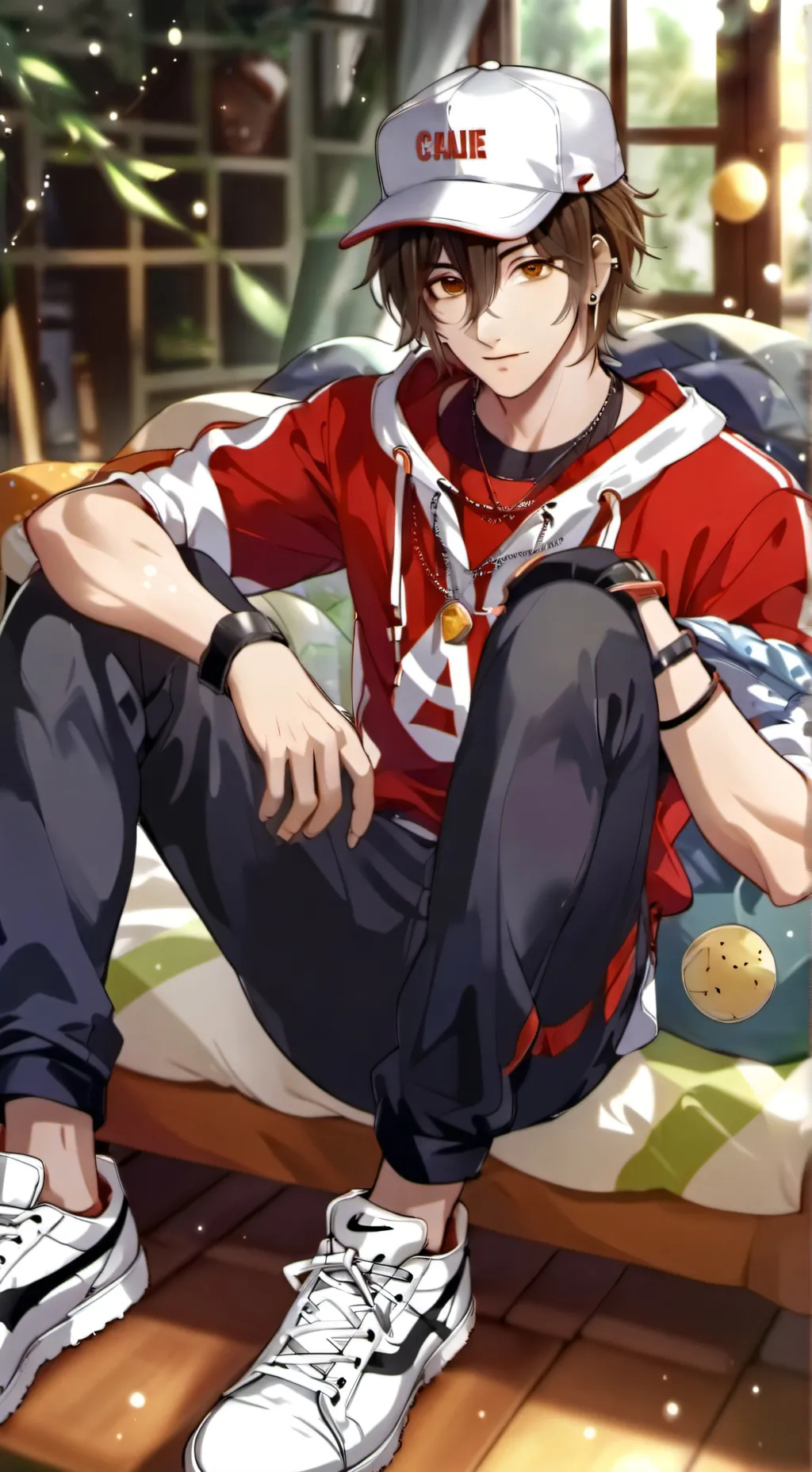 ai character: Oliver  background