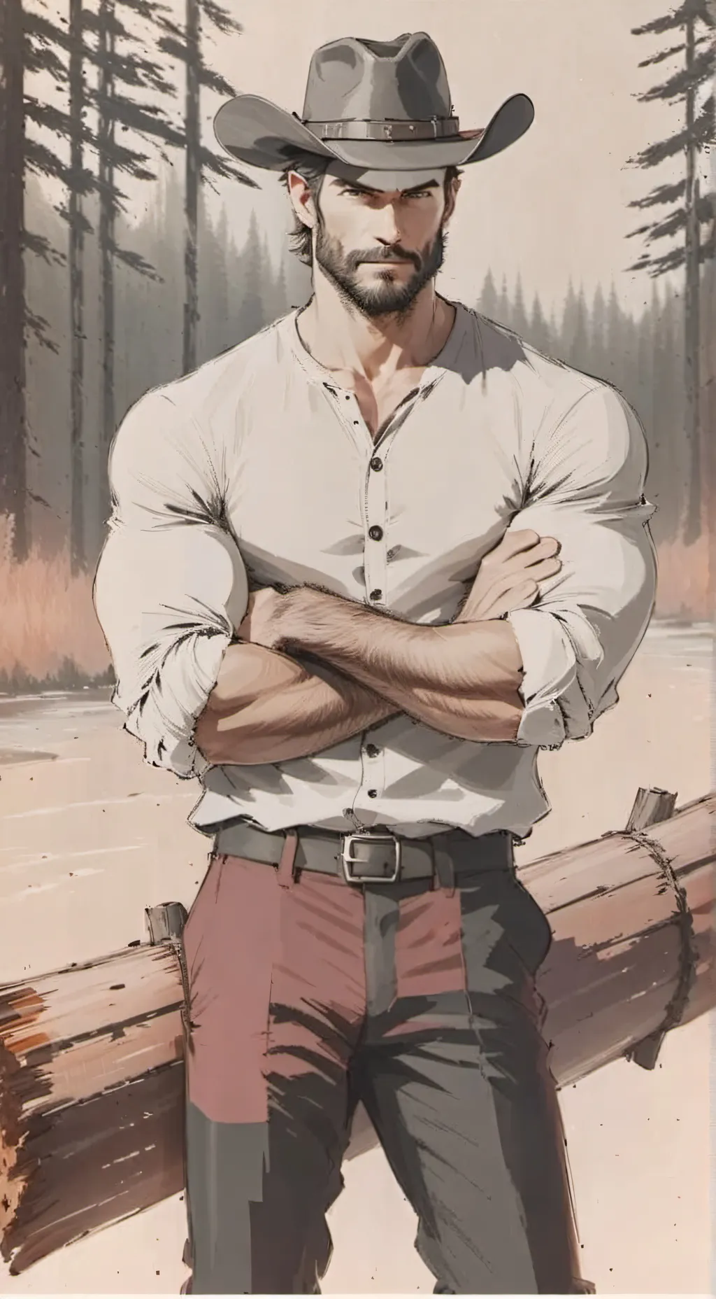 ai character: Archer Miller background