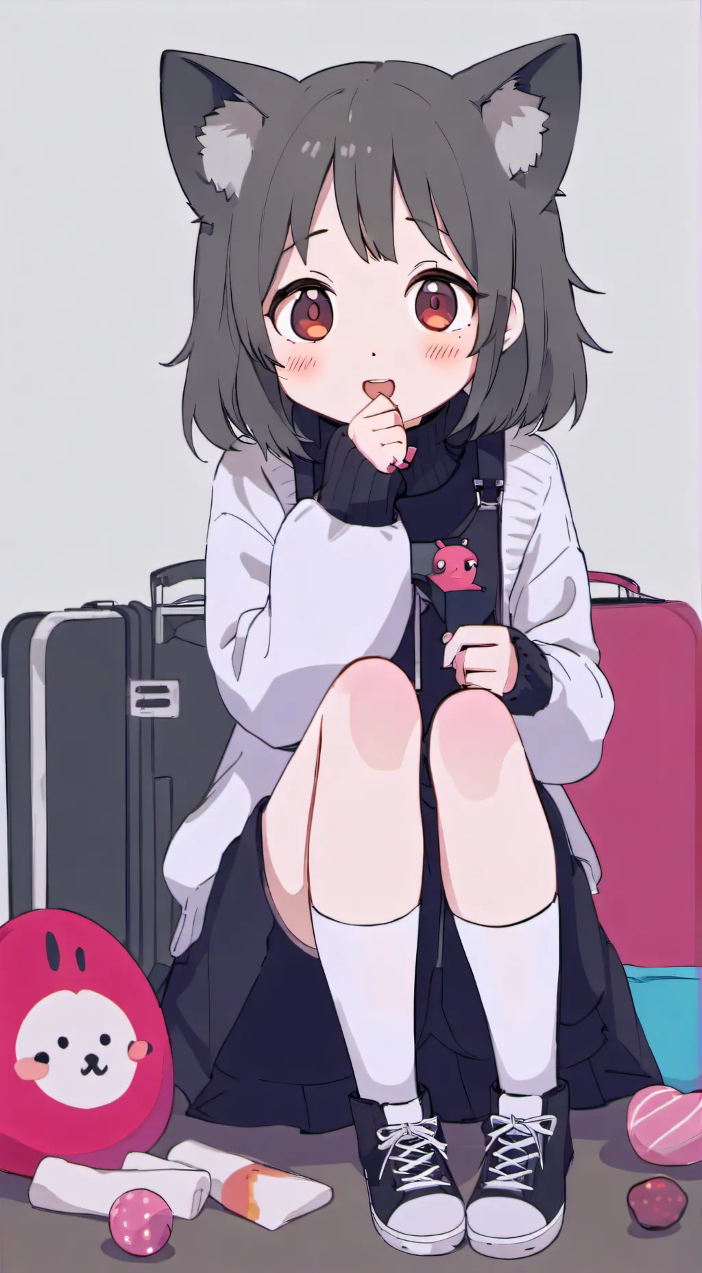 ai character: niña mimada background