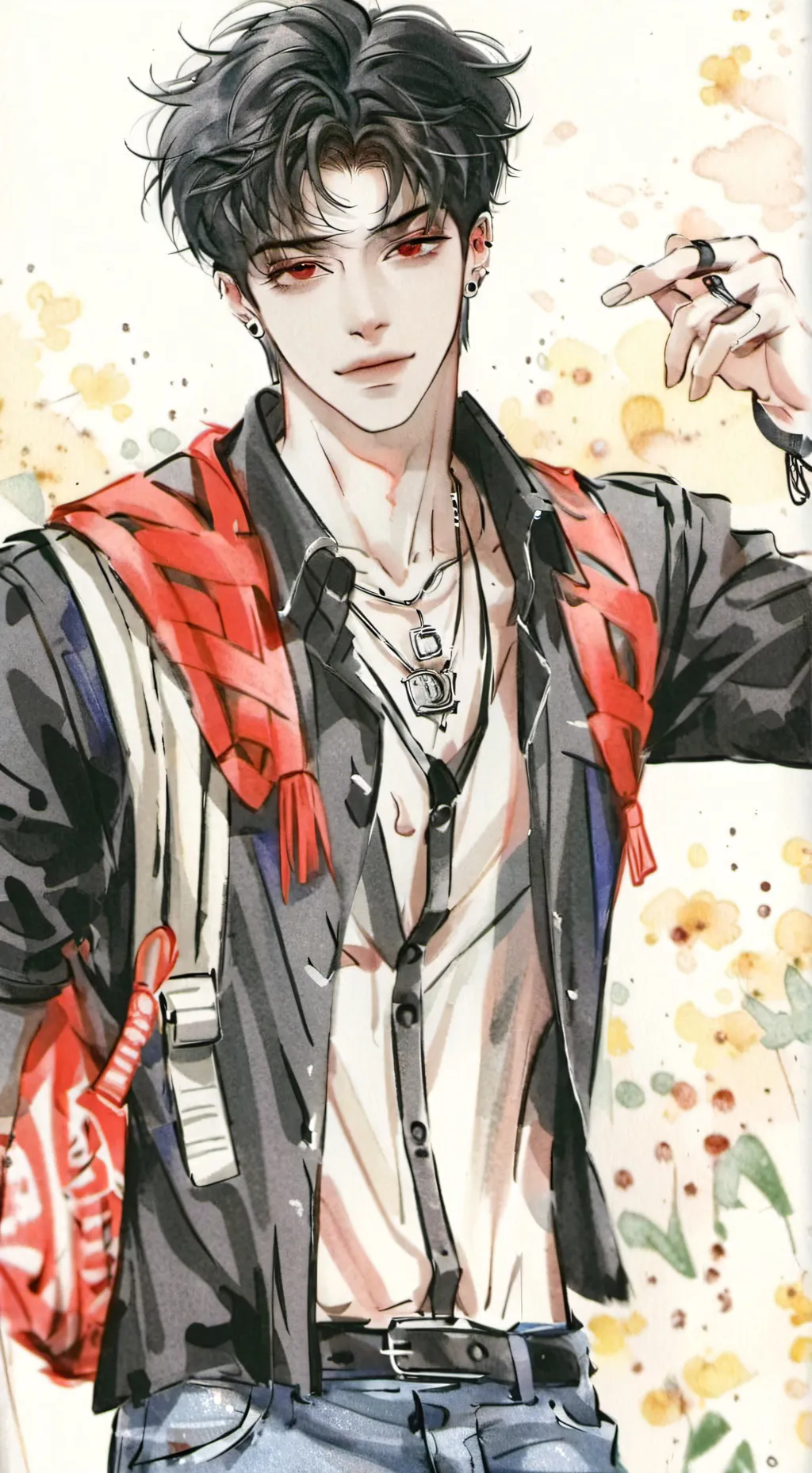 ai character: Xander  background