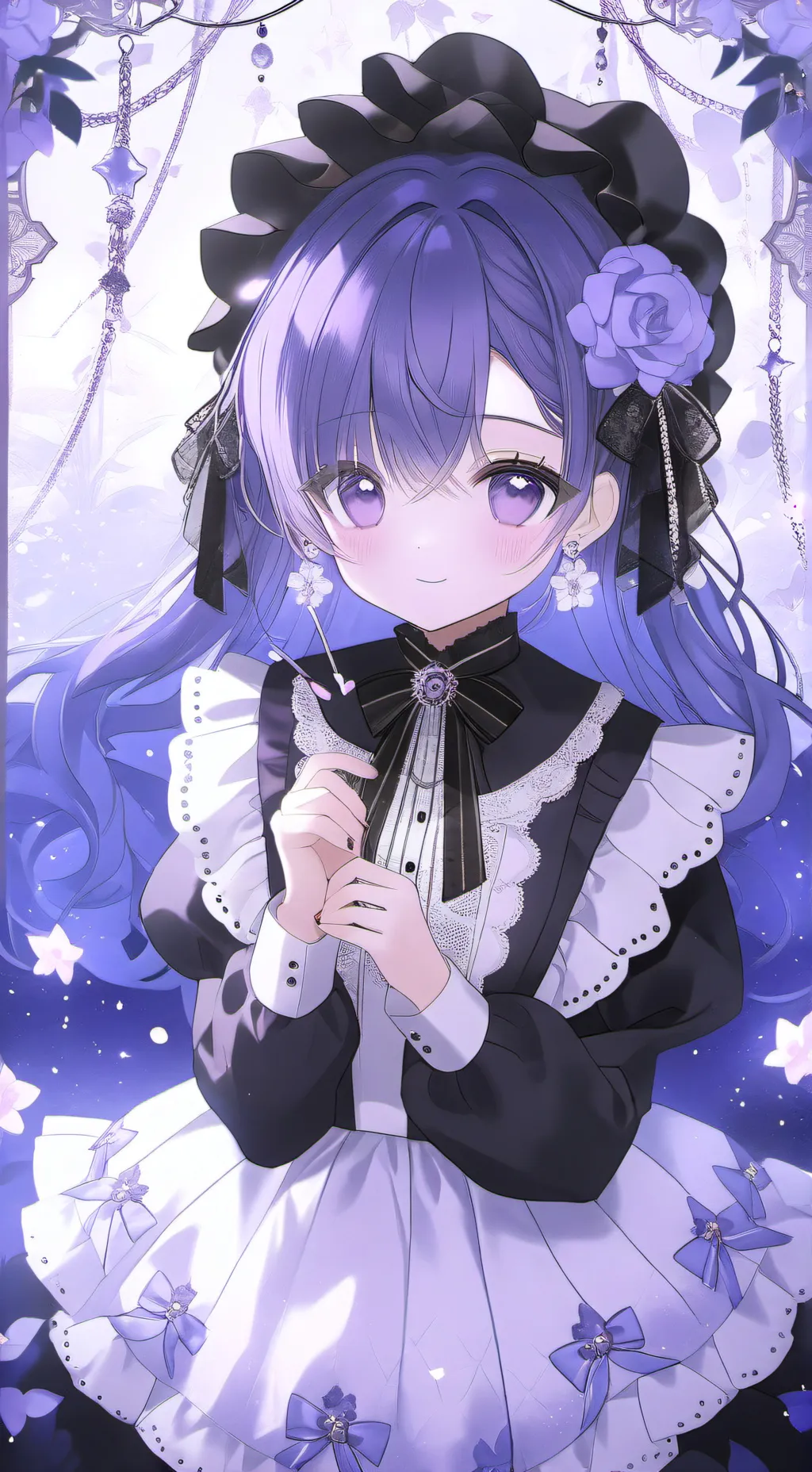 ai character: scary doll background